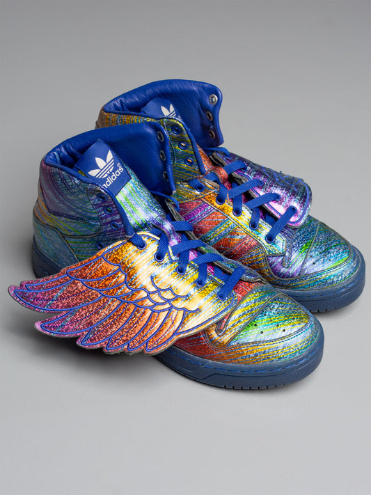 adidas Originals by Jeremy Scott S/S 2013 JS Wings "Hologram" - size 44 2/3