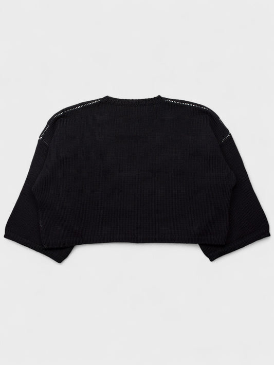 Raf Simons - A/W 2020 - "I Love RS" cropped sweater - size S
