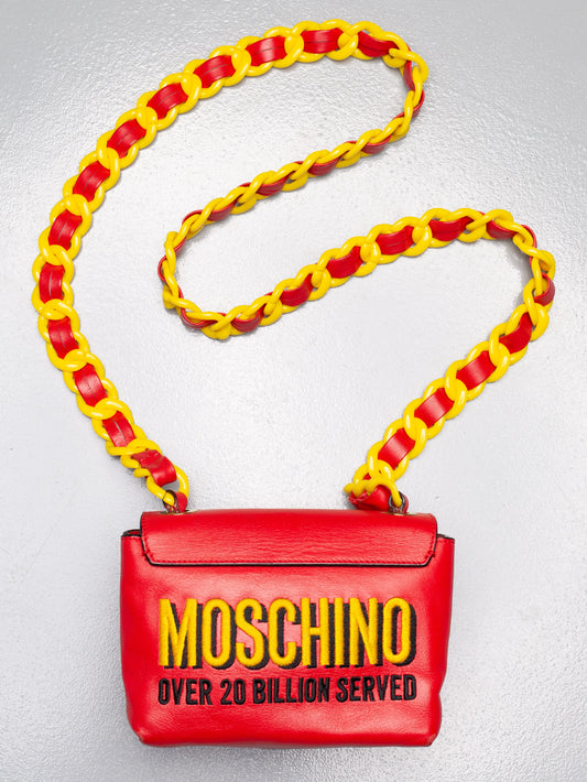 Moschino A/W 2014 "McDonald's" mini crossbody bag
