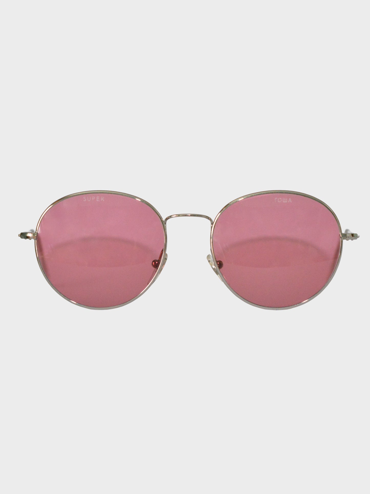 SUPER by Retrosuperfuture X Gosha Rubchinskiy - S/S 2018 - Wire sunglasses (Pink)