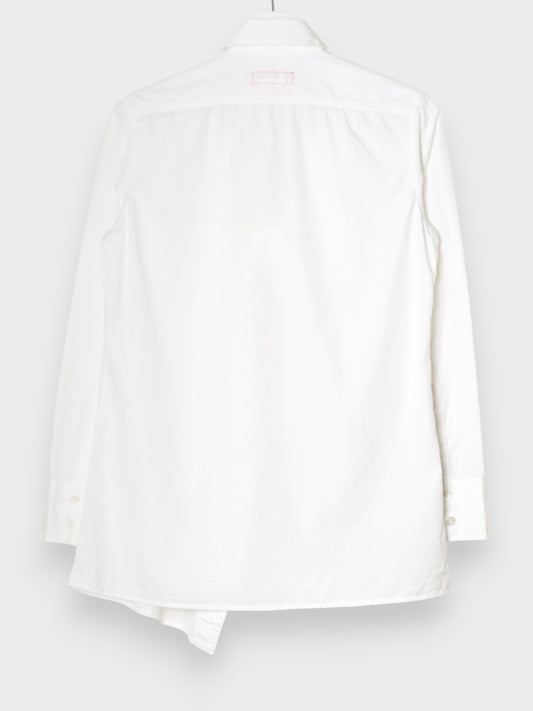 Y's Red Label - A/W 2006 - deconstructed shirt with double panel closure - women's size 2