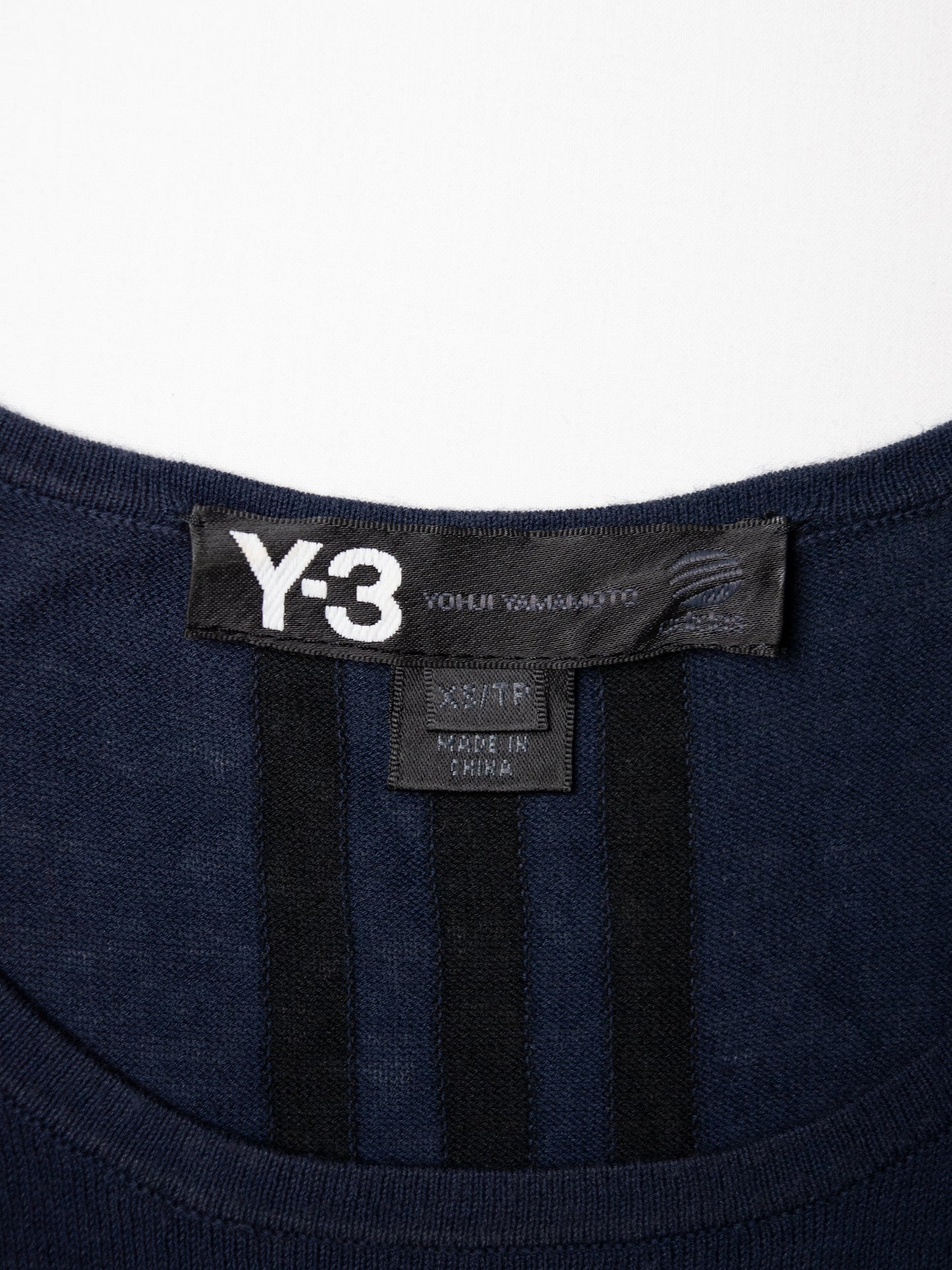 Y-3 - S/S 2012 - soft cotton tank top (navy) - women's size XS