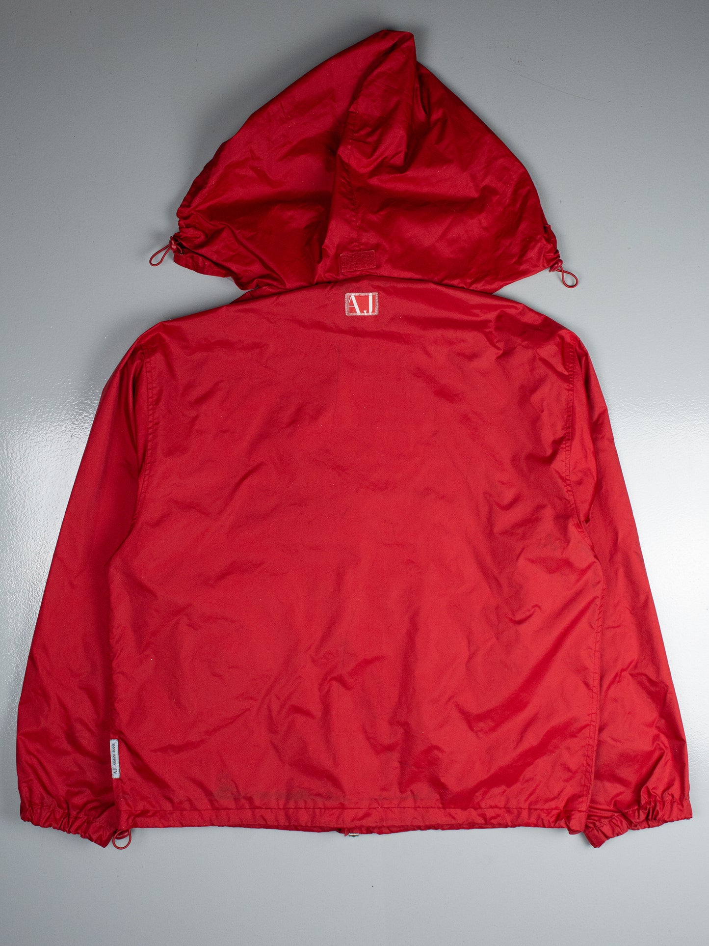 vintage Armani Jeans windbreaker with packable hood - men's size 48 (M)