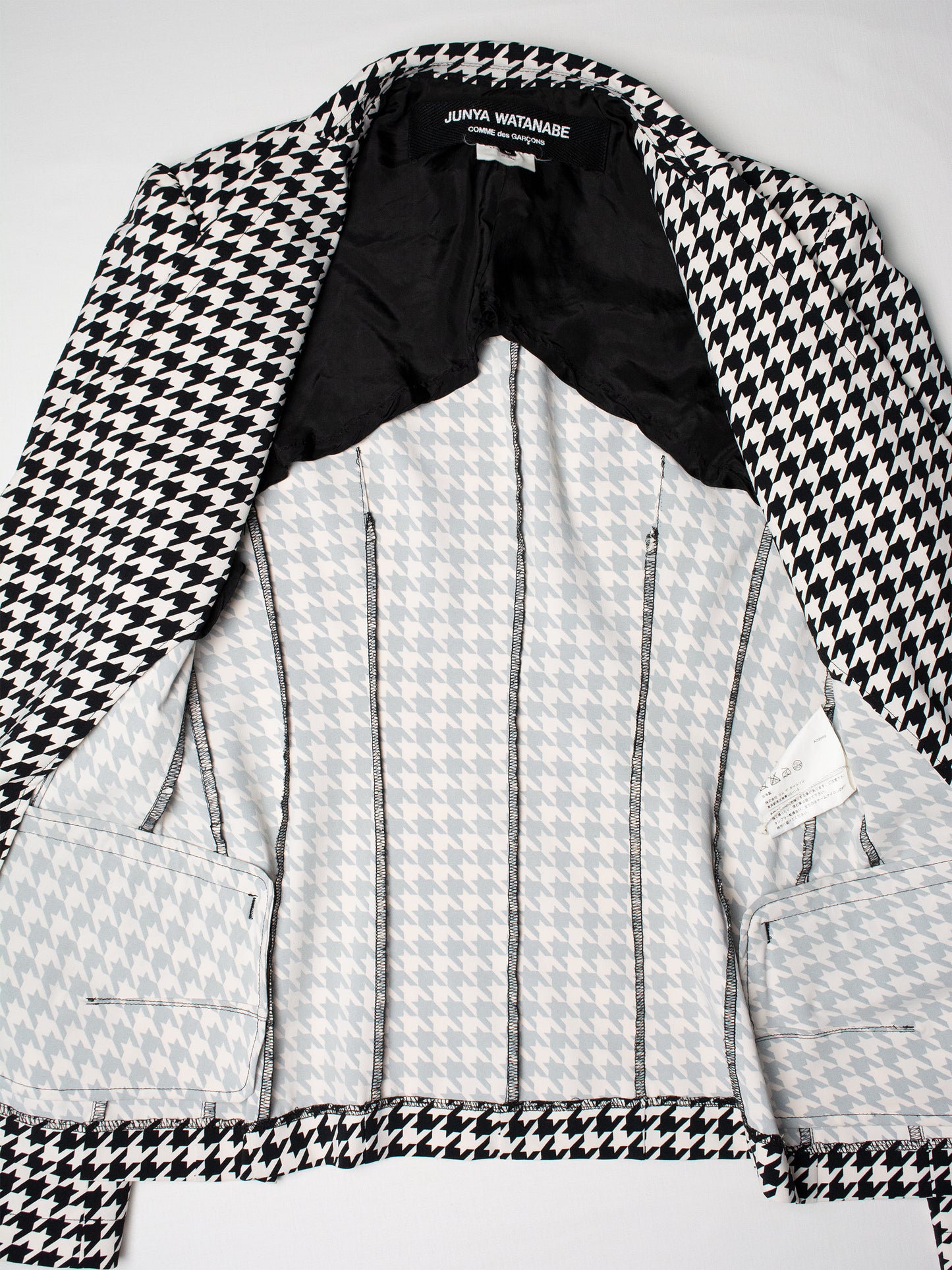 Junya Watanabe - S/S 2010 - houndstooth jacket - size L