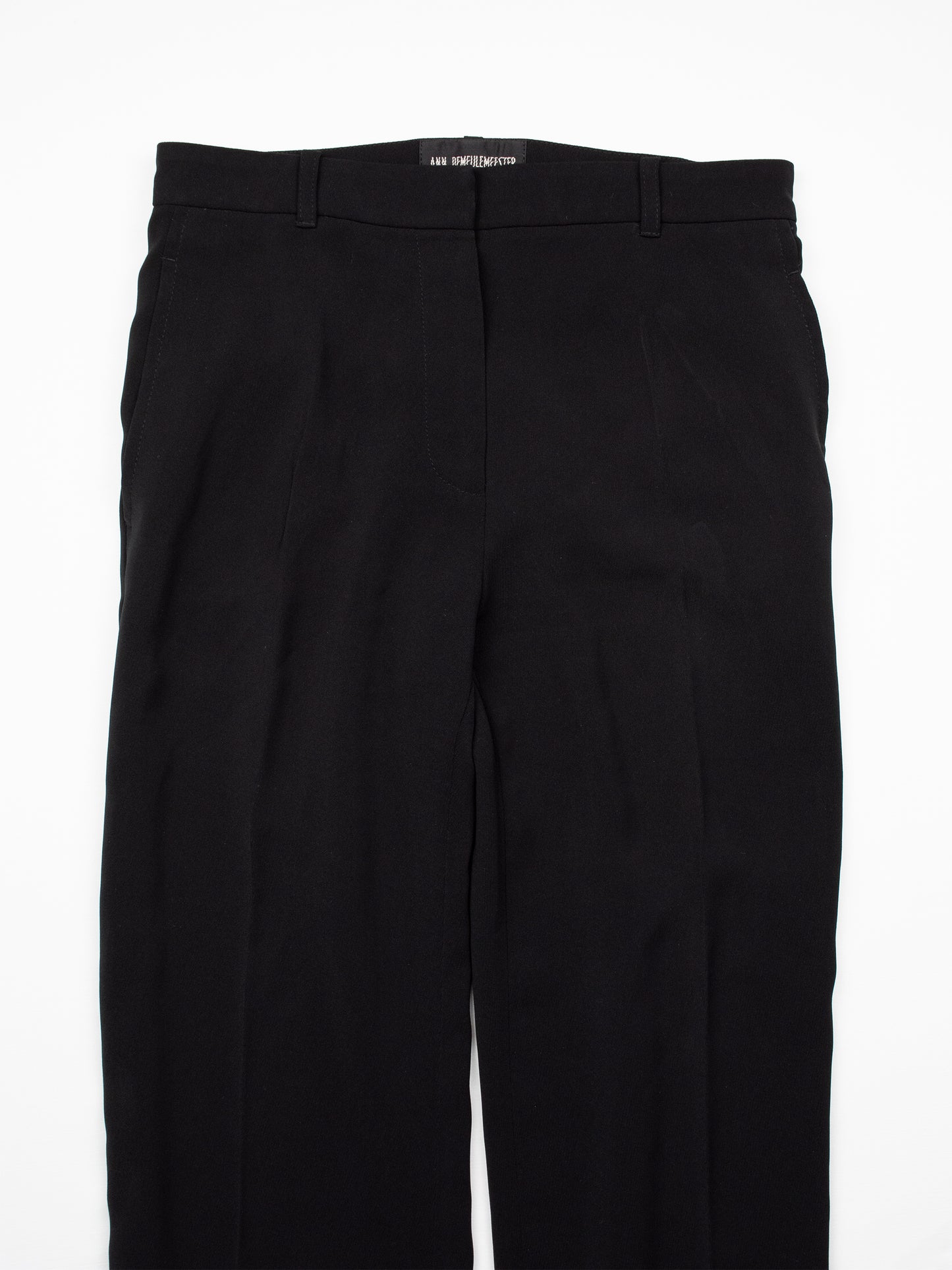 Ann Demeulemeester - (vintage) - wide leg polyester pants - women's size 36