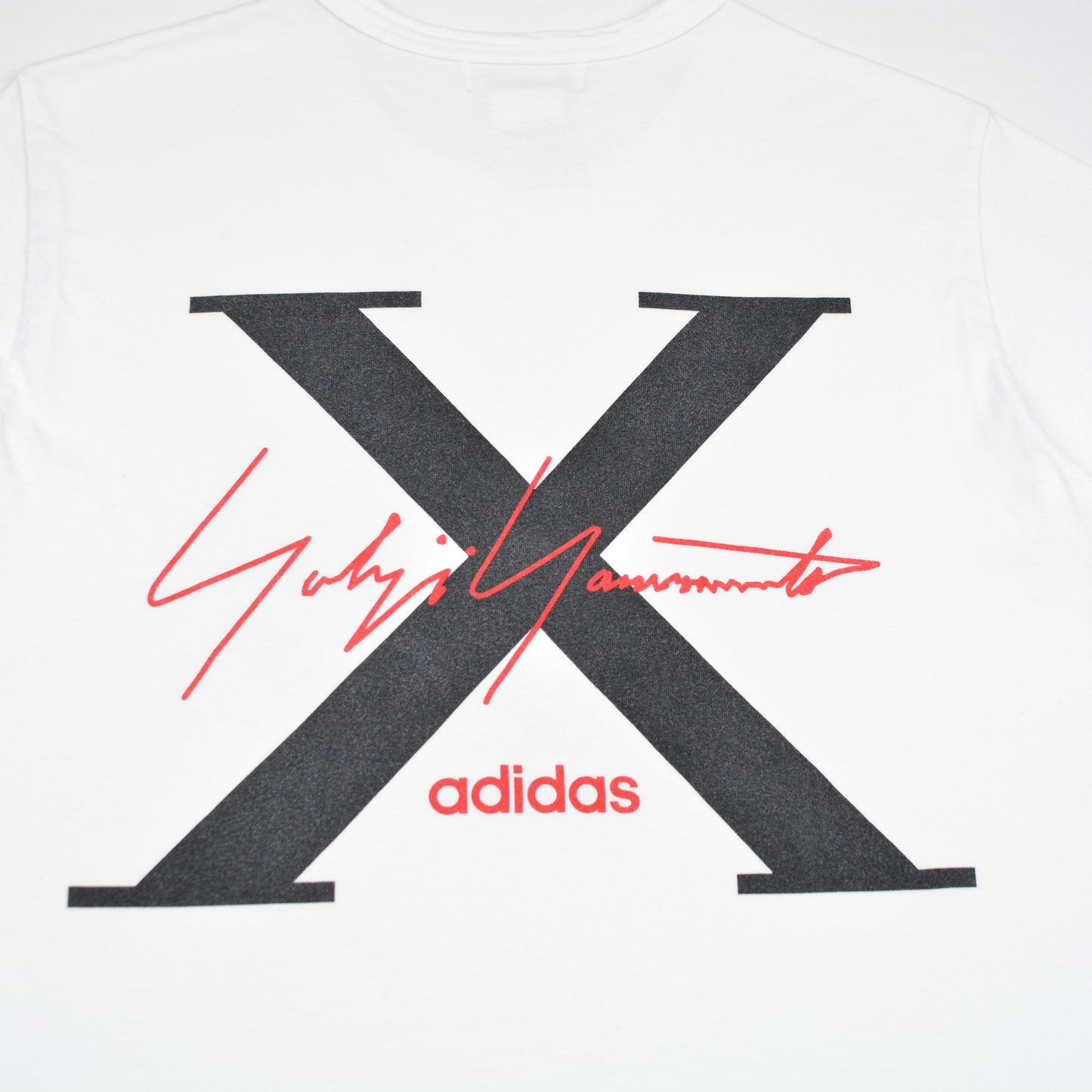 Yohji Yamamoto X Adidas - A/W 2011 - 10th Anniversary "X" t-shirt - size 3