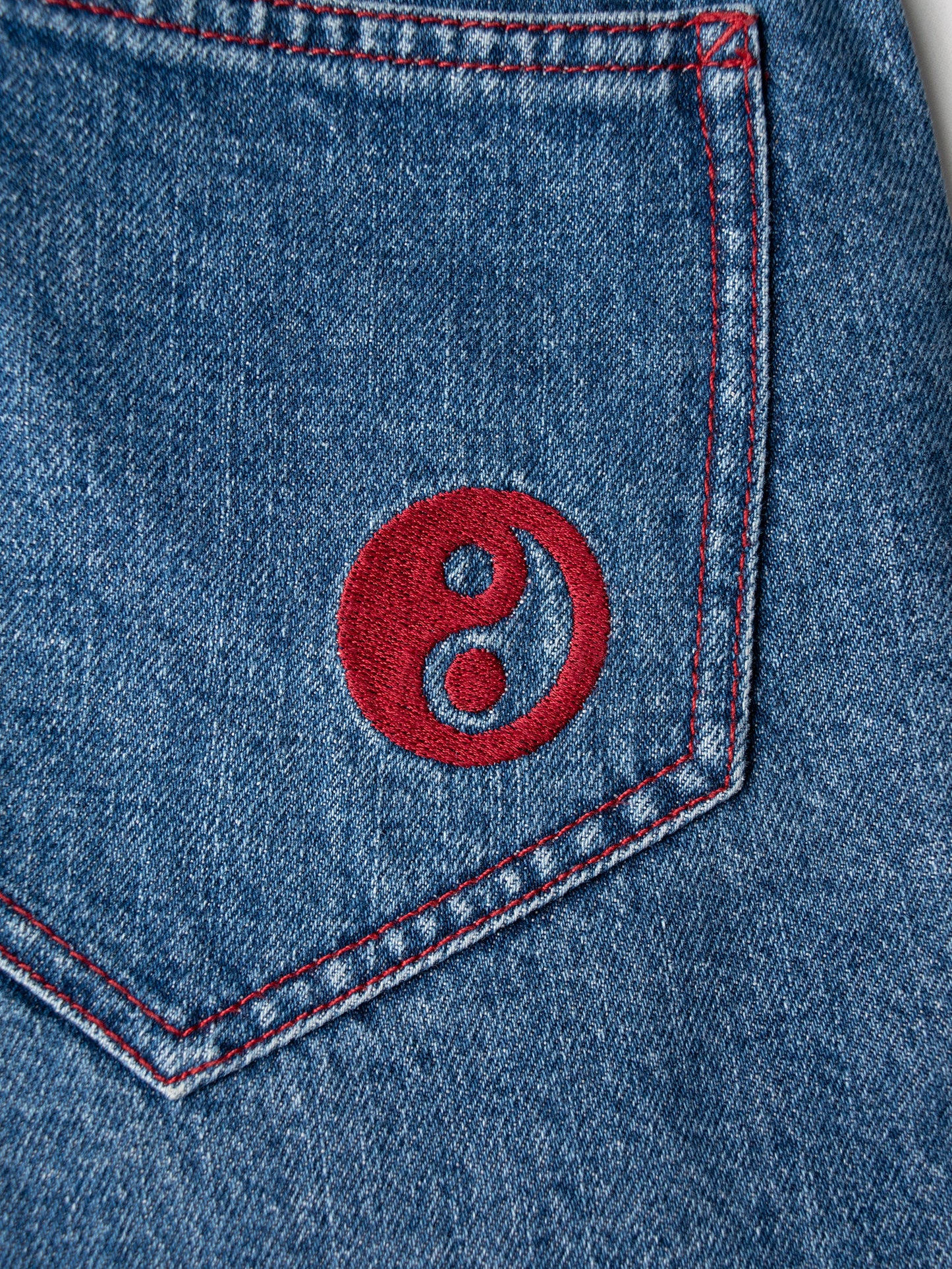 Gosha Rubchinskiy - S/S 2017 - Yin-Yang denim shorts - size S