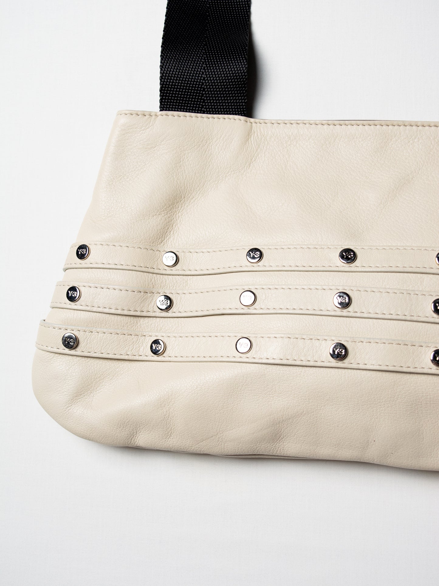 Y-3 - S/S 2007 - leather studded handbag