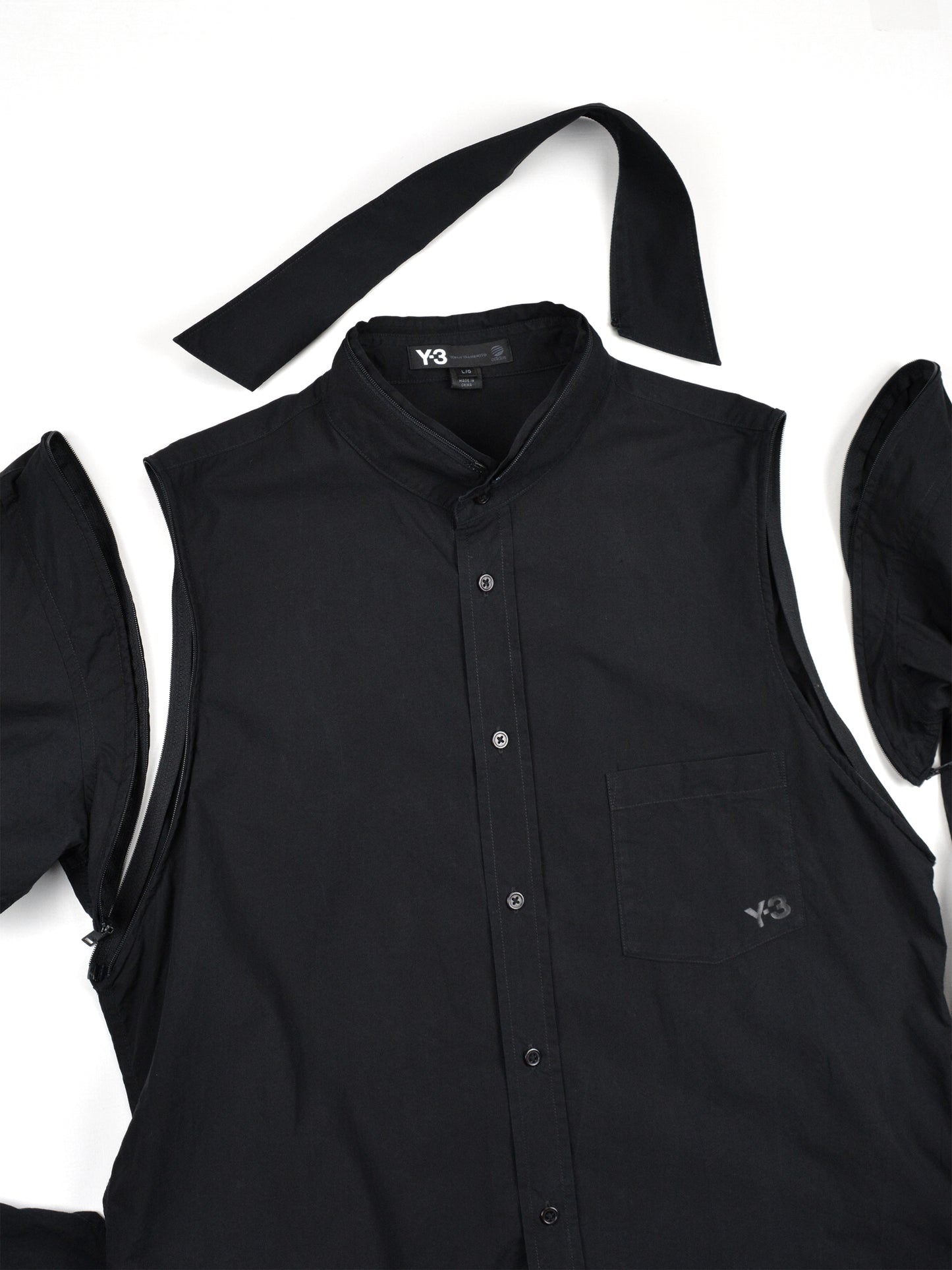 Y-3 - S/S 2012 - shirt with detachable sleeves - size L