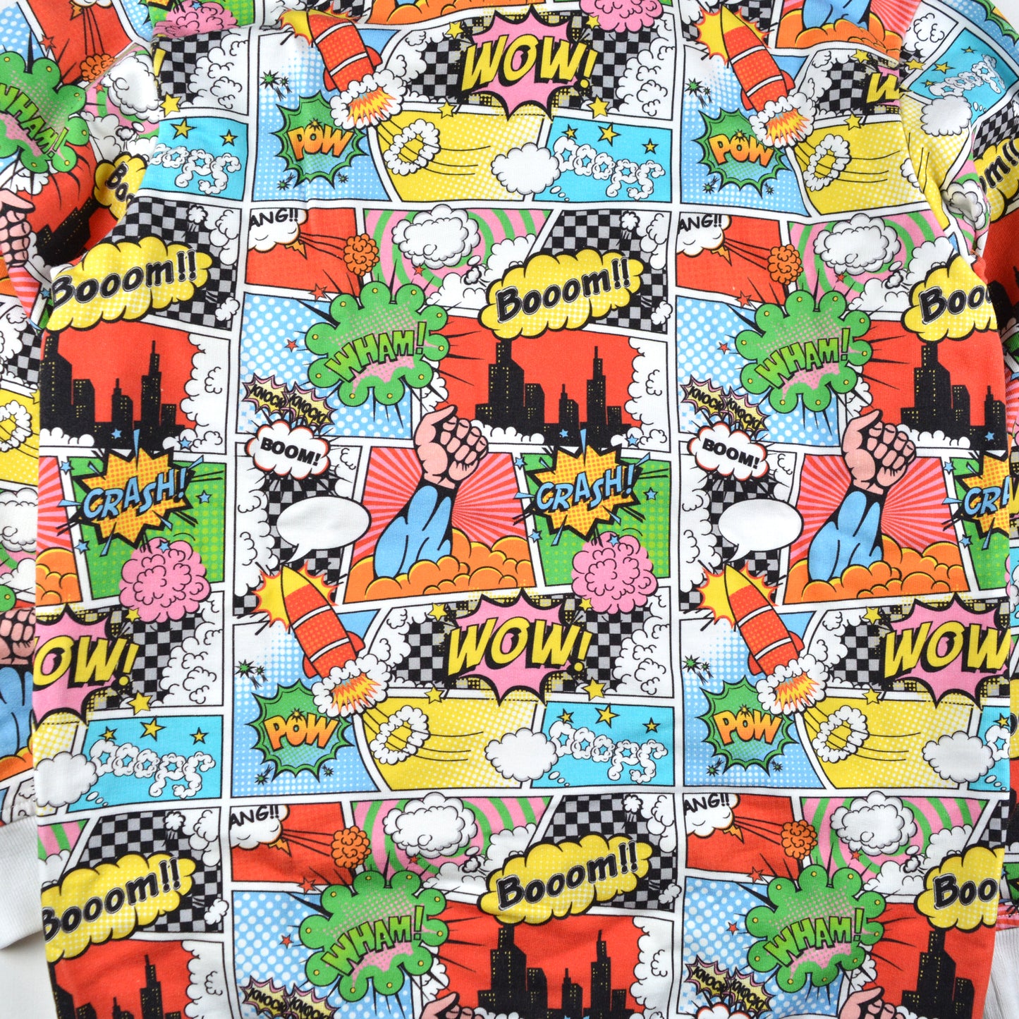 Comme des Garçons SHIRT - A/W 2019 - comic strip zip-up hoodie - size M