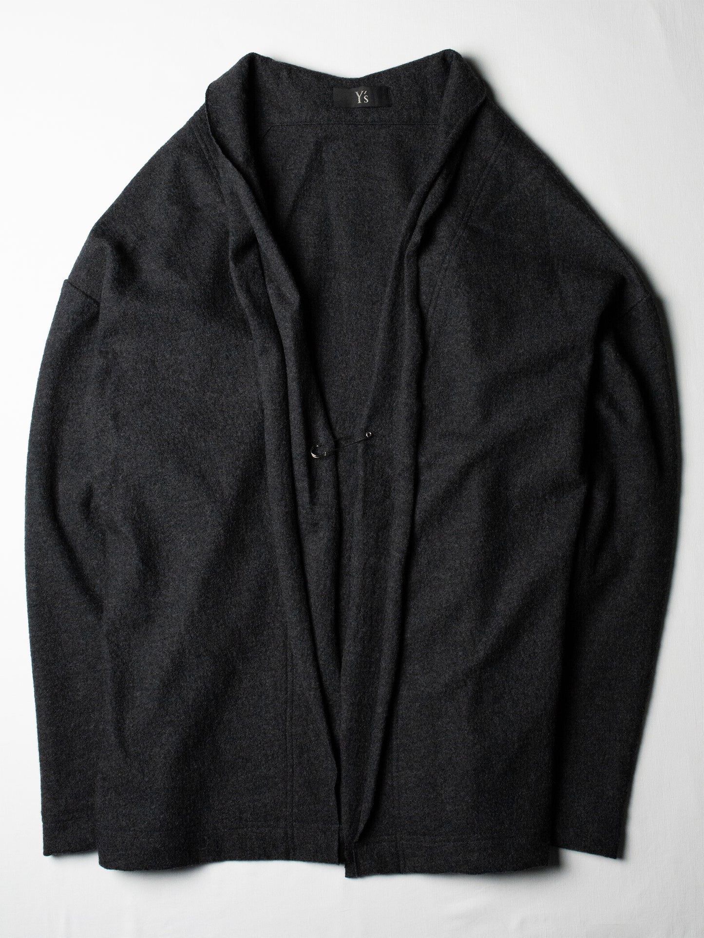 Y's - A/W 2014 - wool cardigan with pin closure - size 3