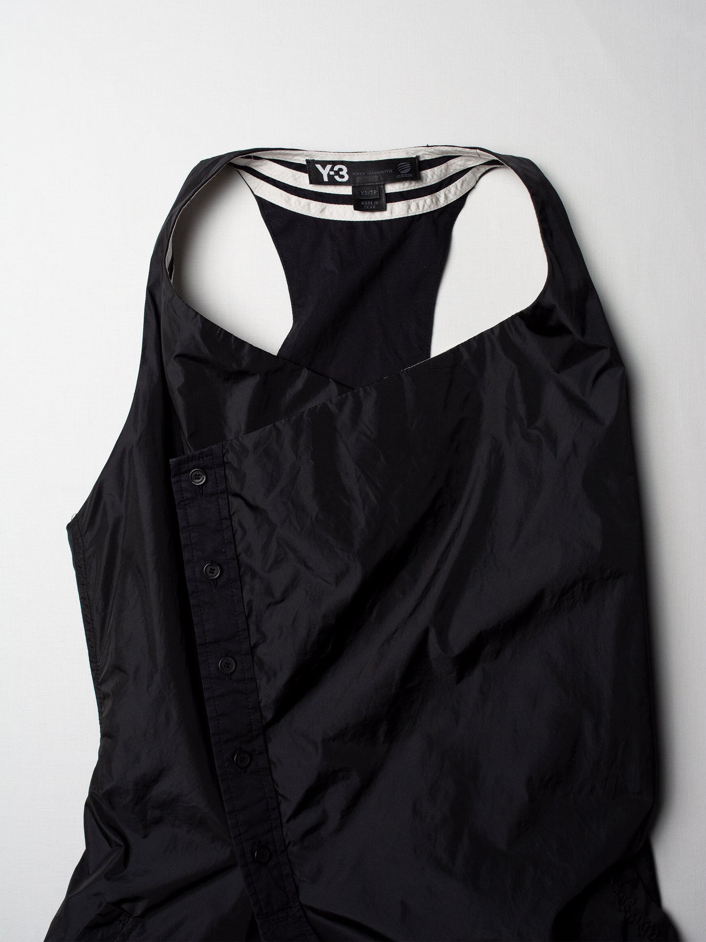 Y-3 - S/S 2008 - nylon cocoon dress (black) - size XS