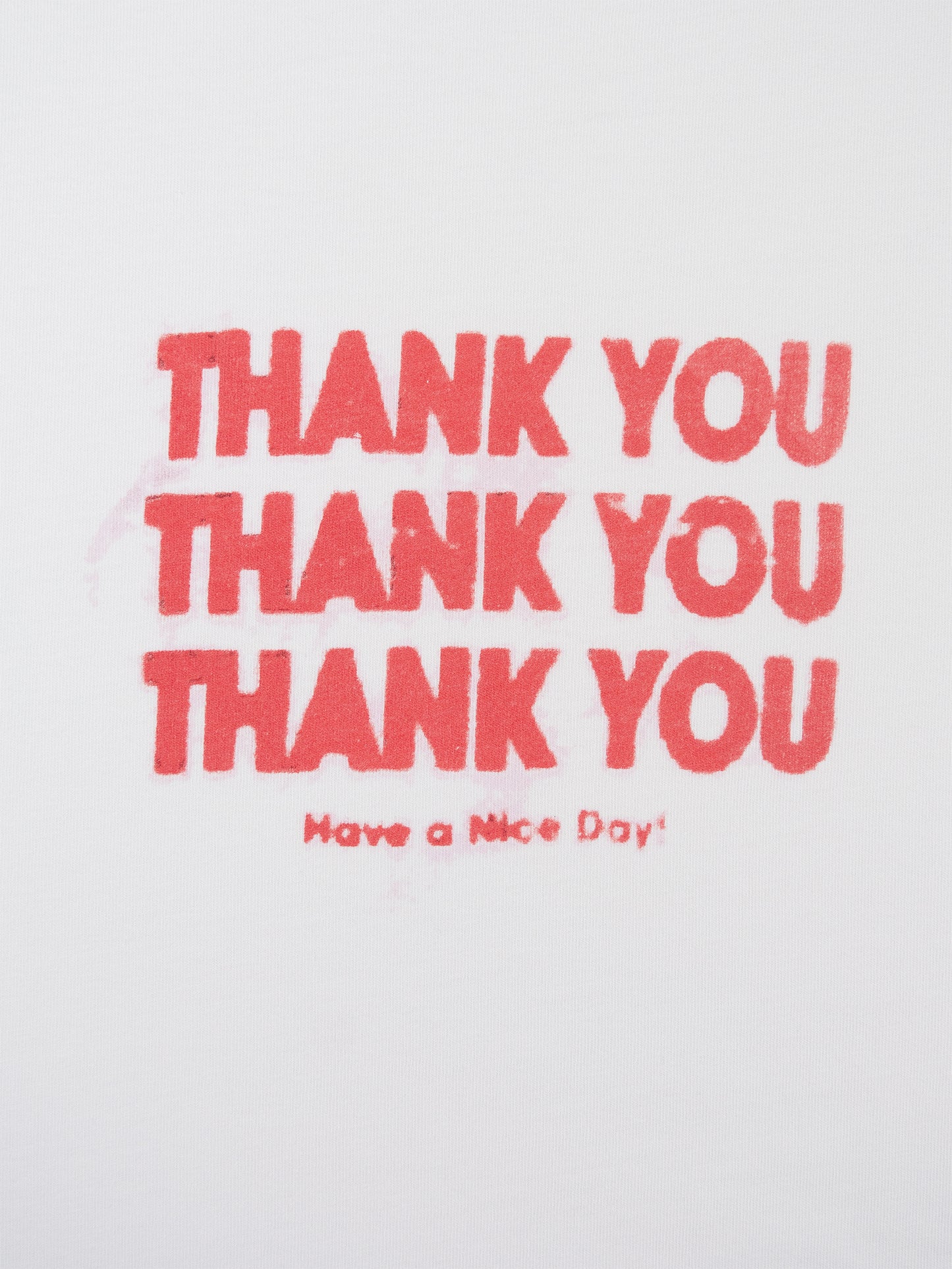 Raf Simons - A/W 2017 - "Thank You" long-sleeve t-shirt - size M