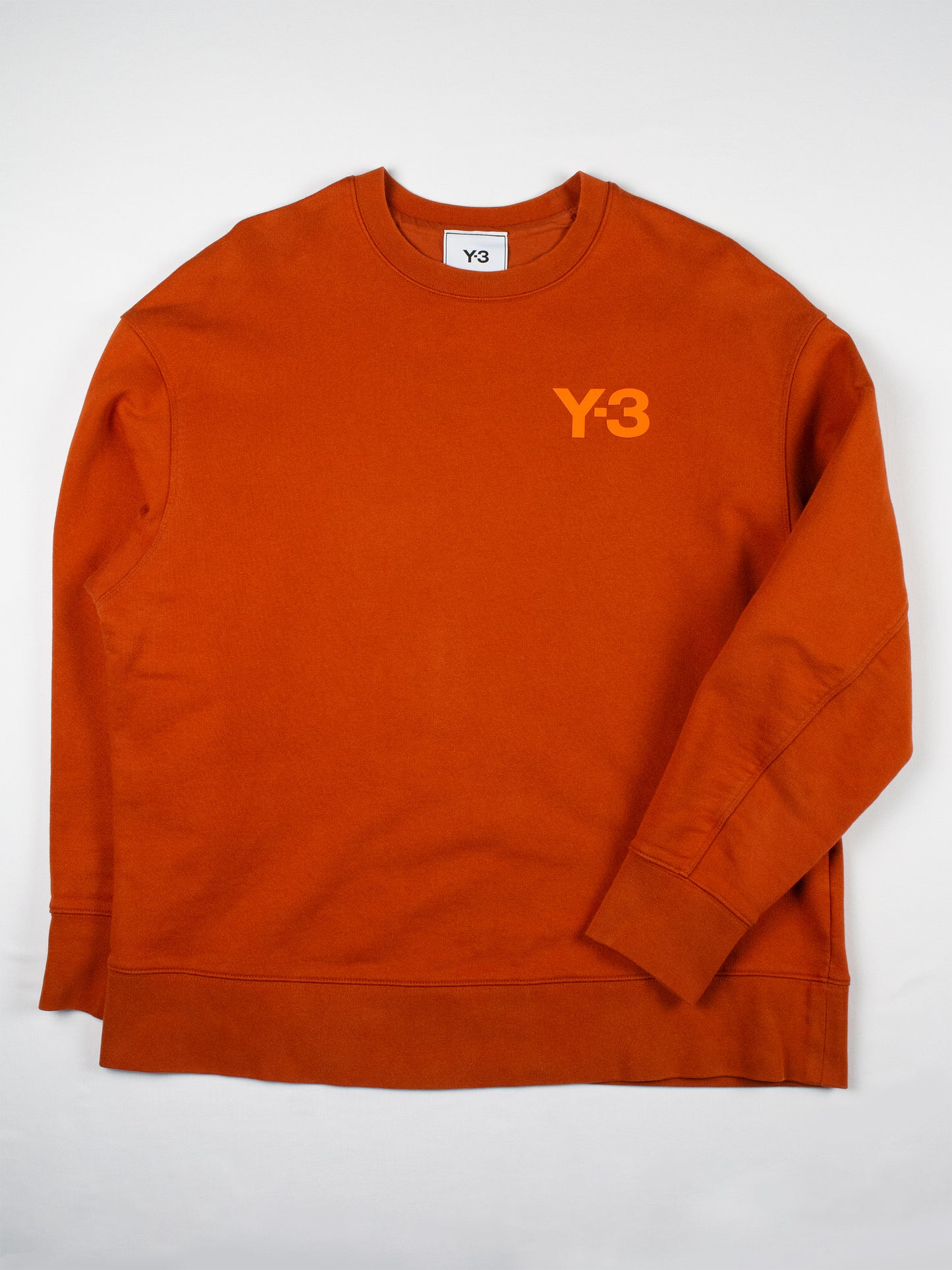 Y-3 - S/S 2022 - Classic Chest Logo Crew Sweat (Fox Red) - size M