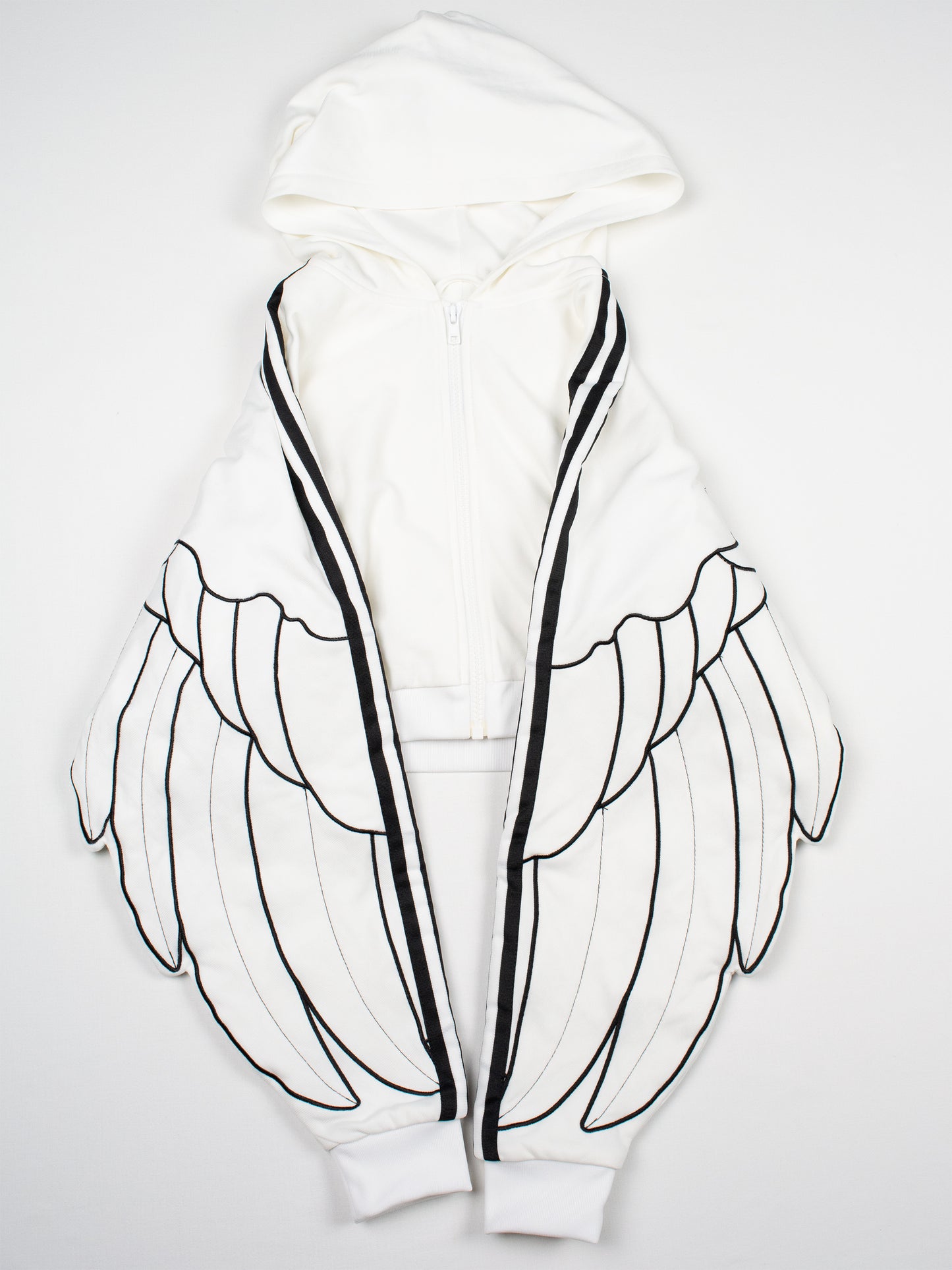adidas Originals by Jeremy Scott - A/W 2010 - winged hooded track jacket - women's size 36