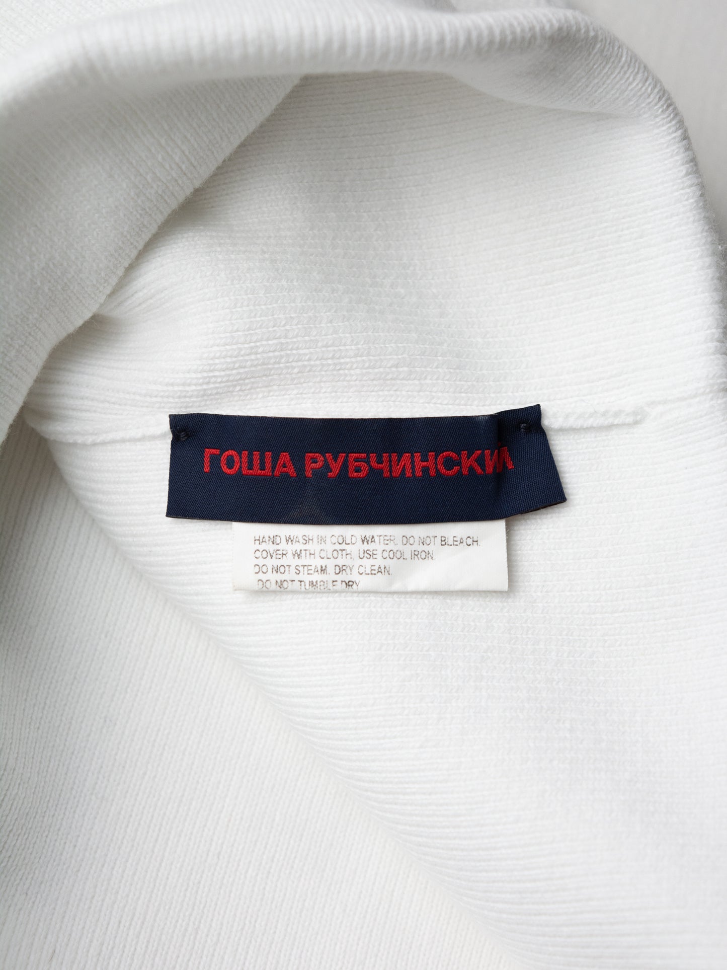 Gosha Rubchinskiy - S/S 2015 - "Arktida" beanie (white)
