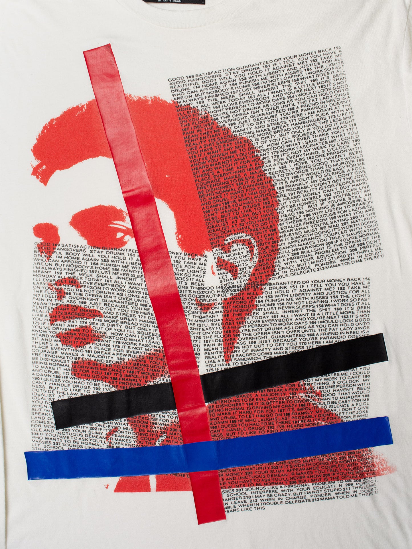 RAF by Raf Simons - S/S 2008 - graphic long-sleeve t-shirt - size M