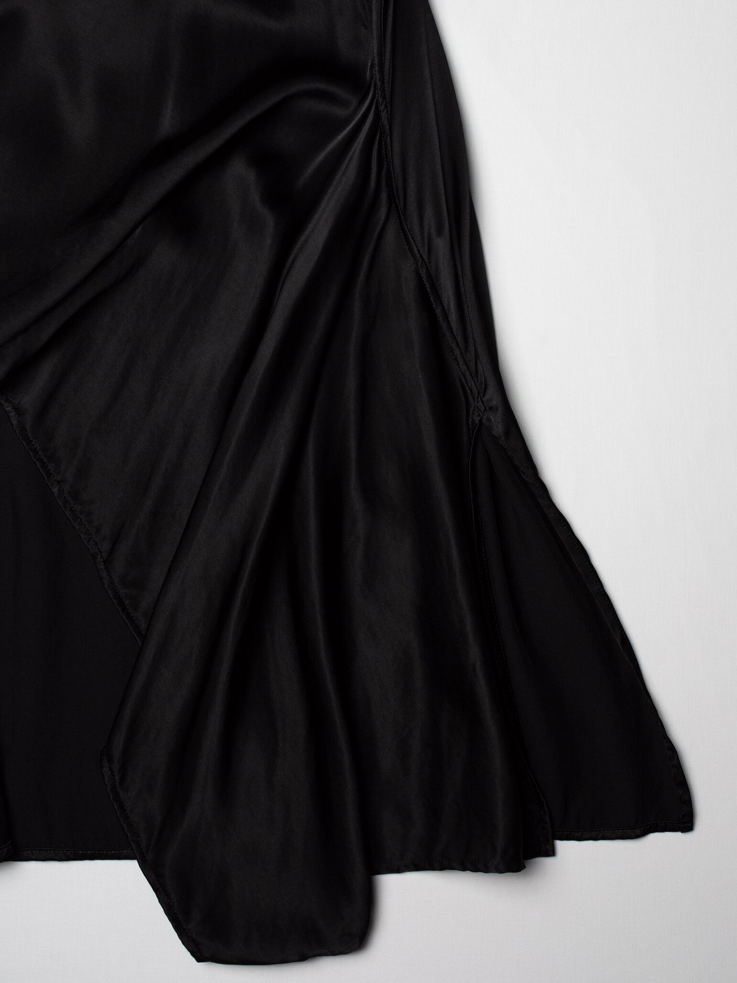 Y's by Yohji Yamamoto - S/S 2004 - rayon draped button-up tank top (black) - women's size 4