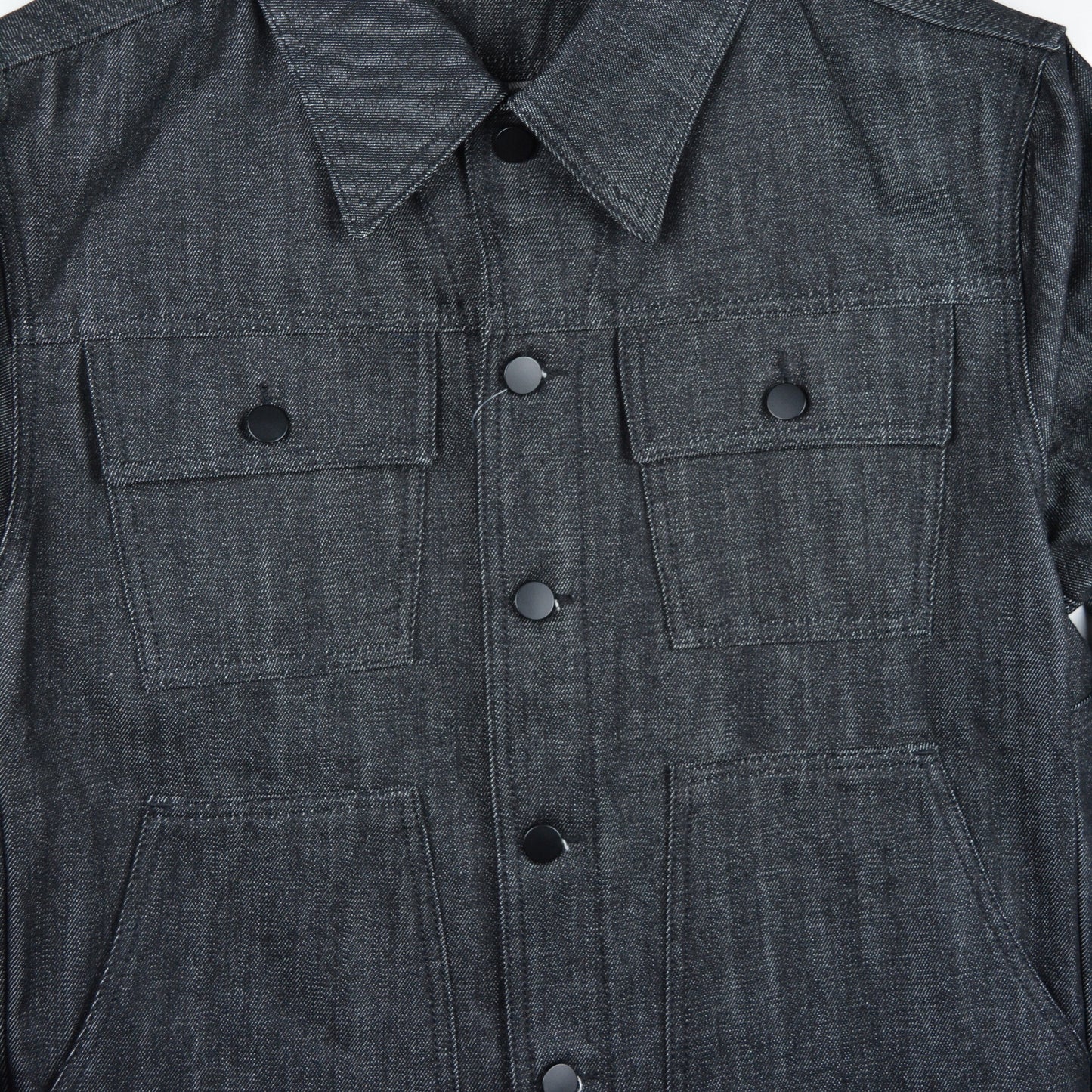 Gosha Rubchinskiy - A/W 2013 - cropped denim jacket (black) - size L
