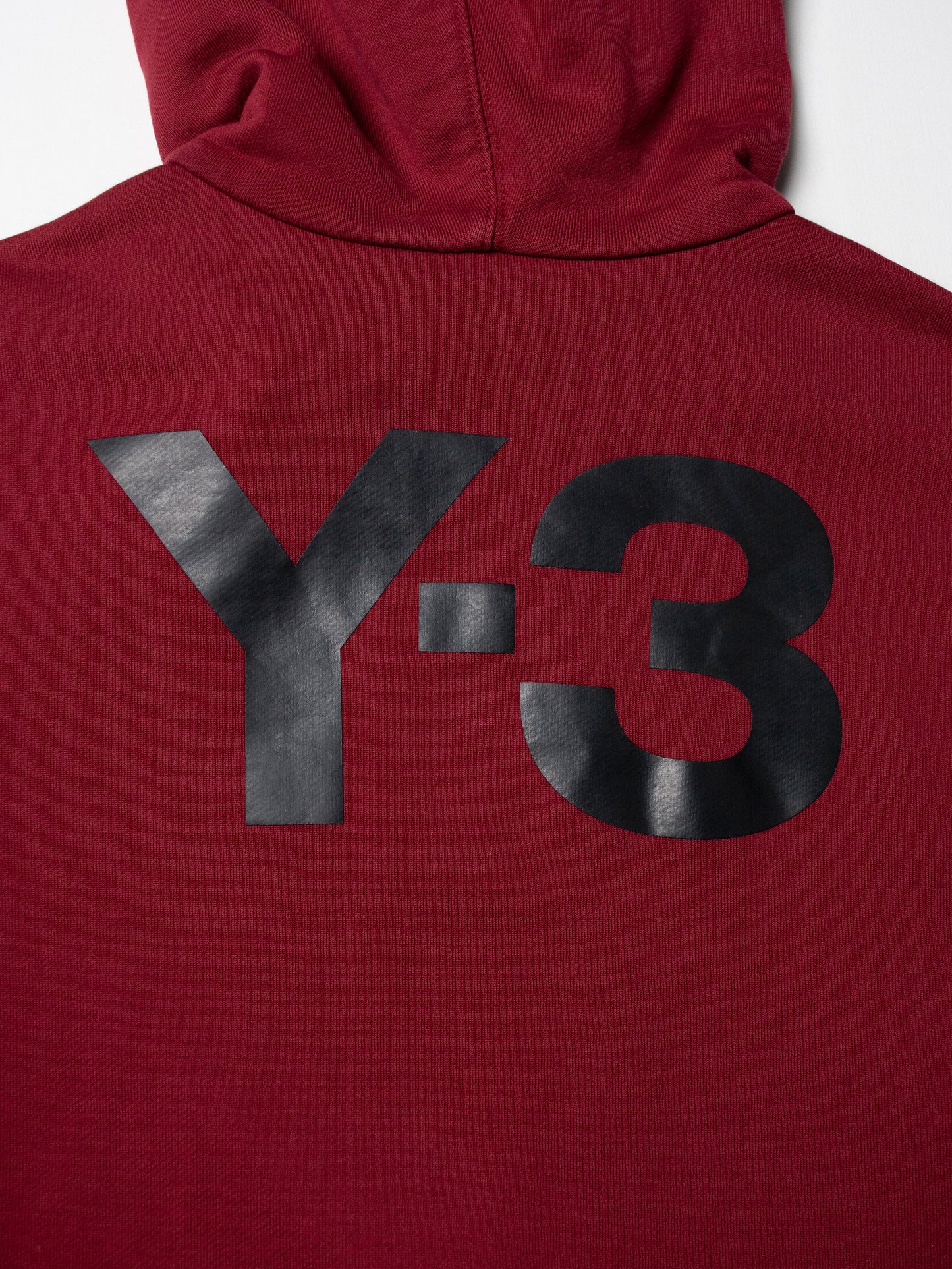 Y-3 - S/S 2014 - back logo zip hoodie (dark red) - size M