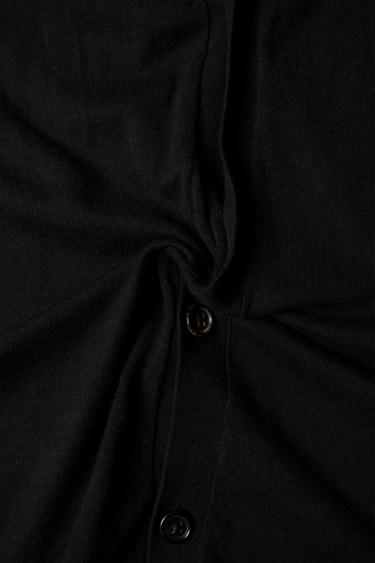 Y-3 - S/S 2010 - cutout shoulder cotton cardigan (black) - women's size L