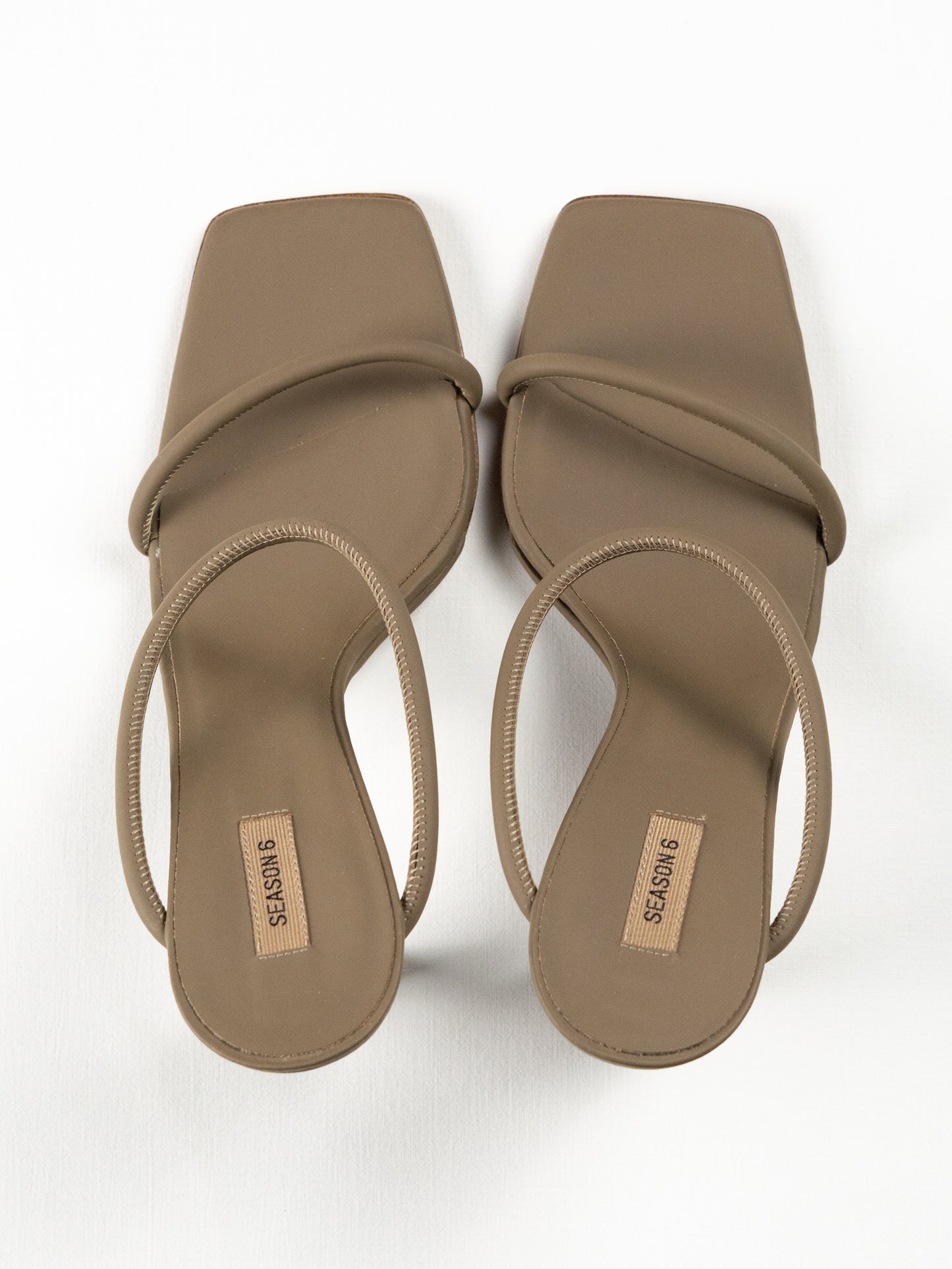 YEEZY Season 6 (2018) - Cobblestone Rubberized Leather Sandal - 110mm heel - size 38