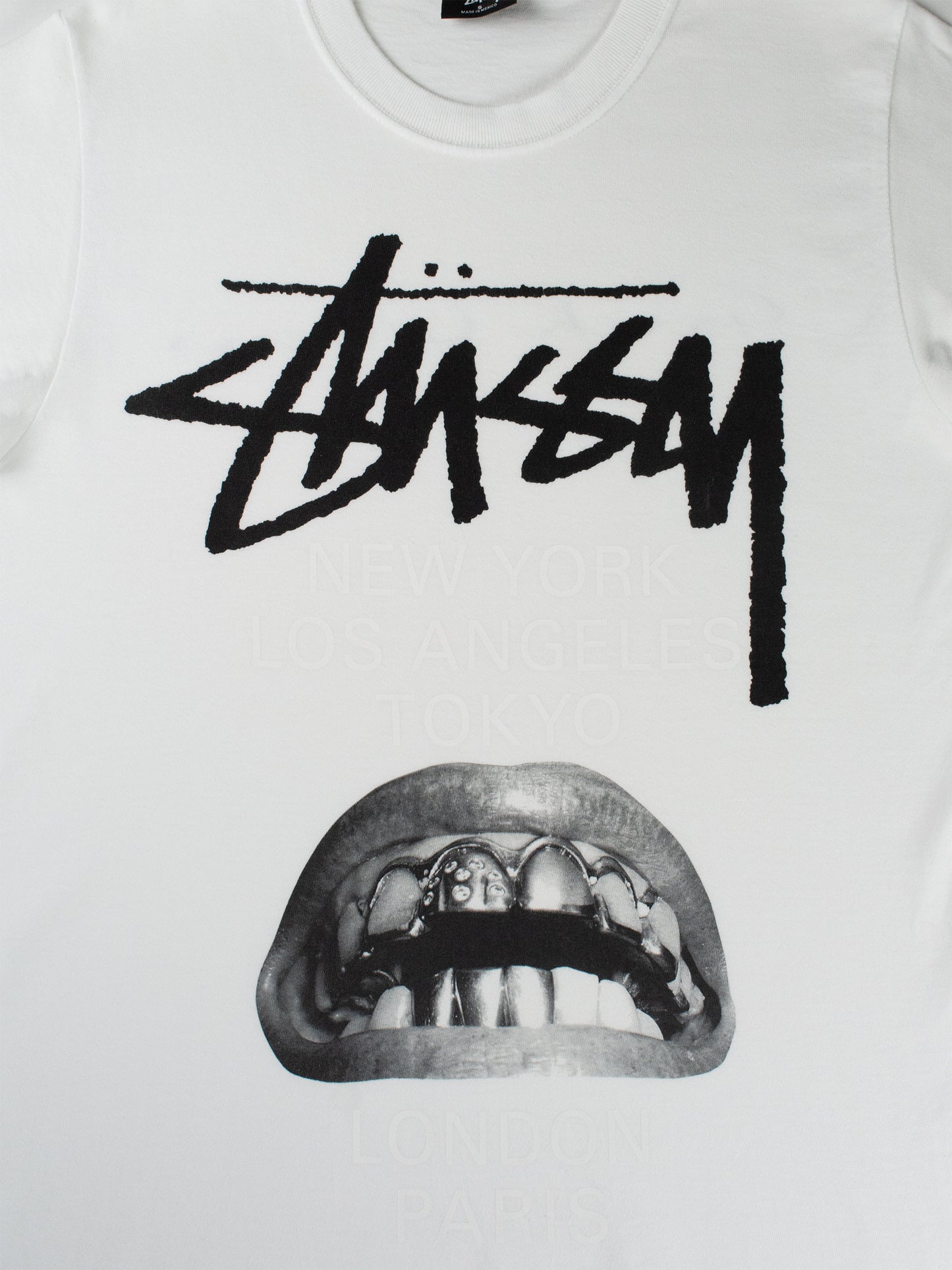 Stussy - 2020 - 40th Anniversary Rick Owens World Tour T-Shirt - size S