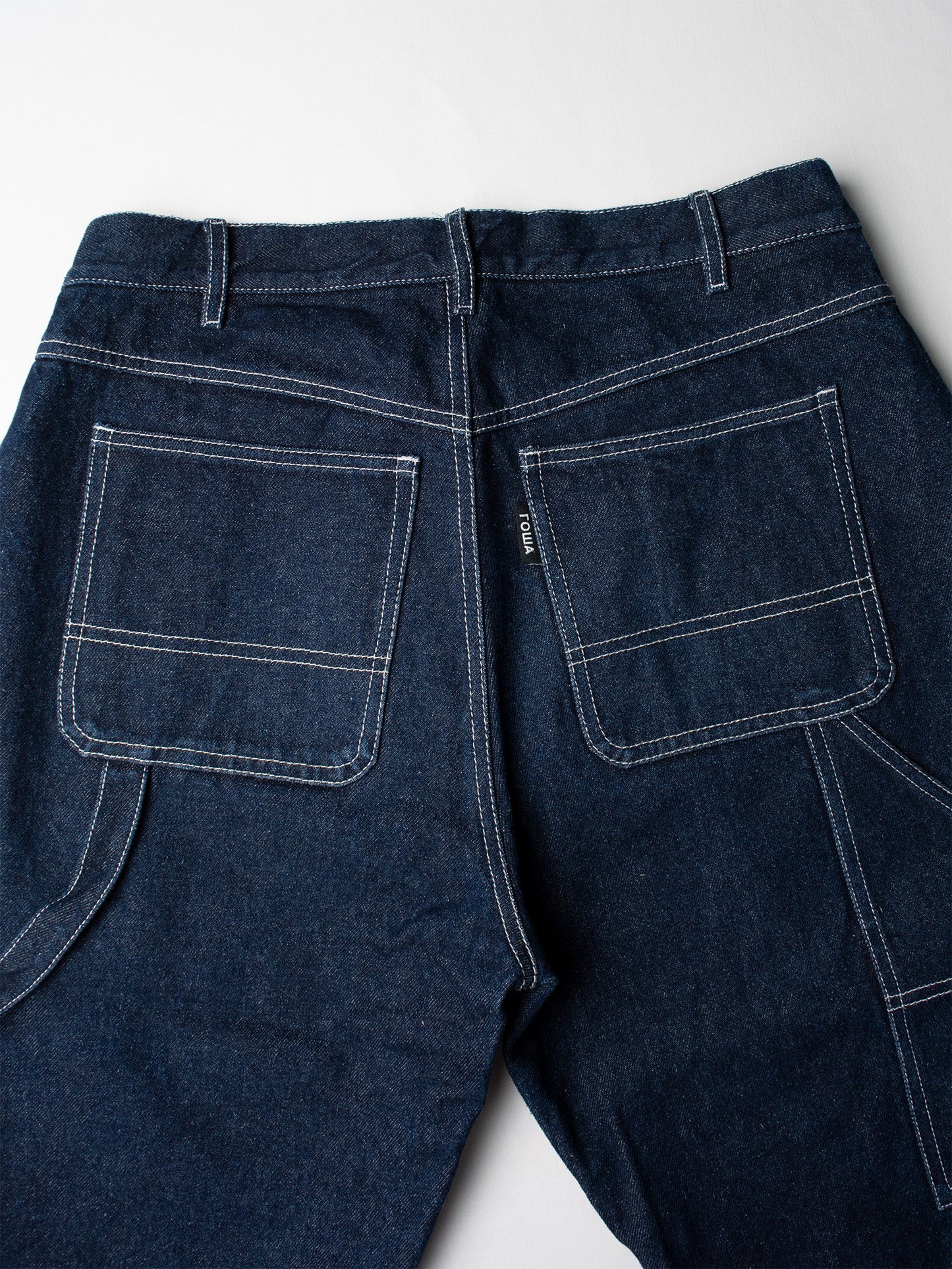 Gosha Rubchinskiy - S/S 2018 - oversized denim carpenter shorts - size S