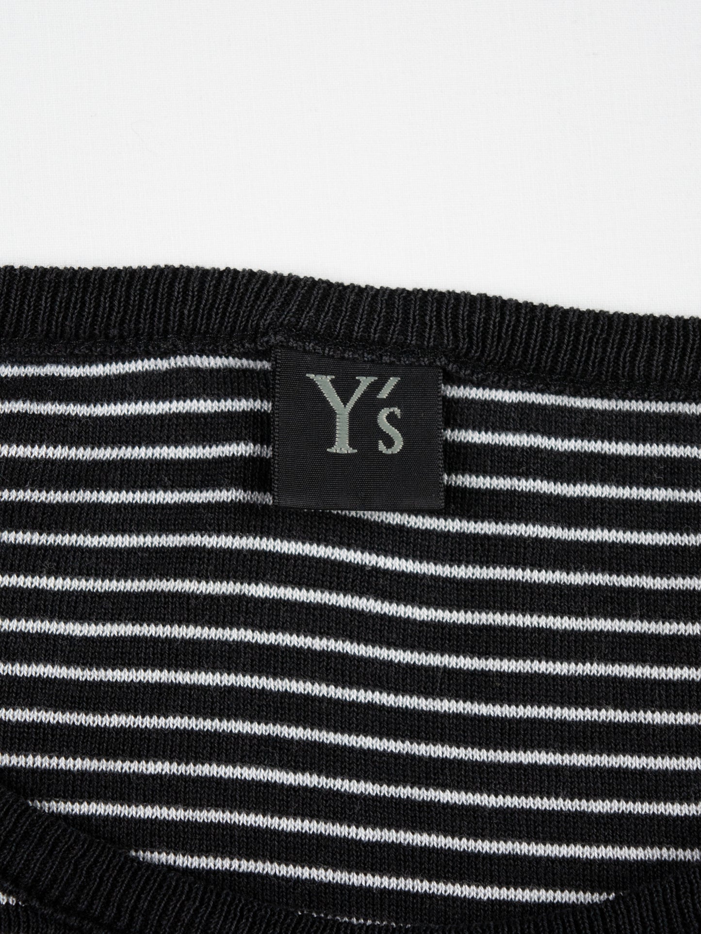 Y's - S/S 2007 - striped mock neck sleeveless top - size 2
