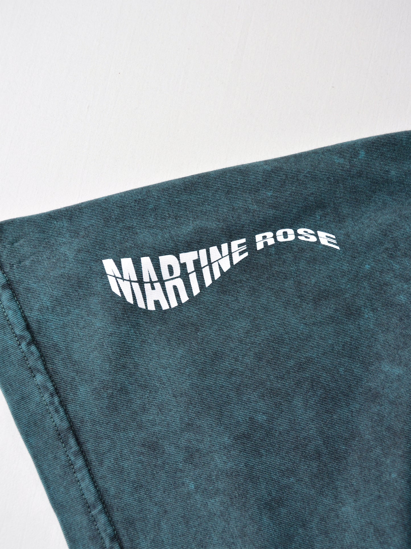 Martine Rose - S/S 2019 - acid wash t-shirt (green) - size XS