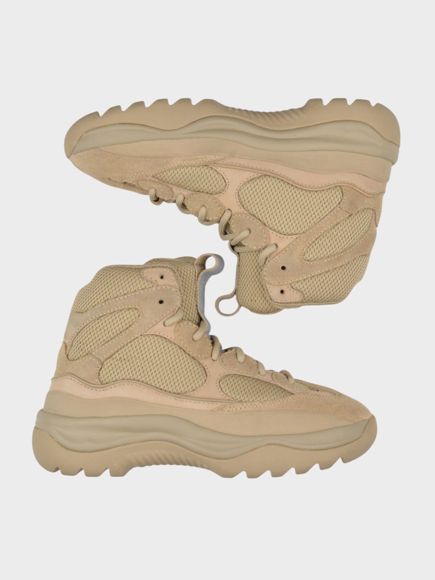 YEEZY Season 7 (2018) - Thick Suede, Mesh and Nubuck Desert Boot (Taupe) - size 40