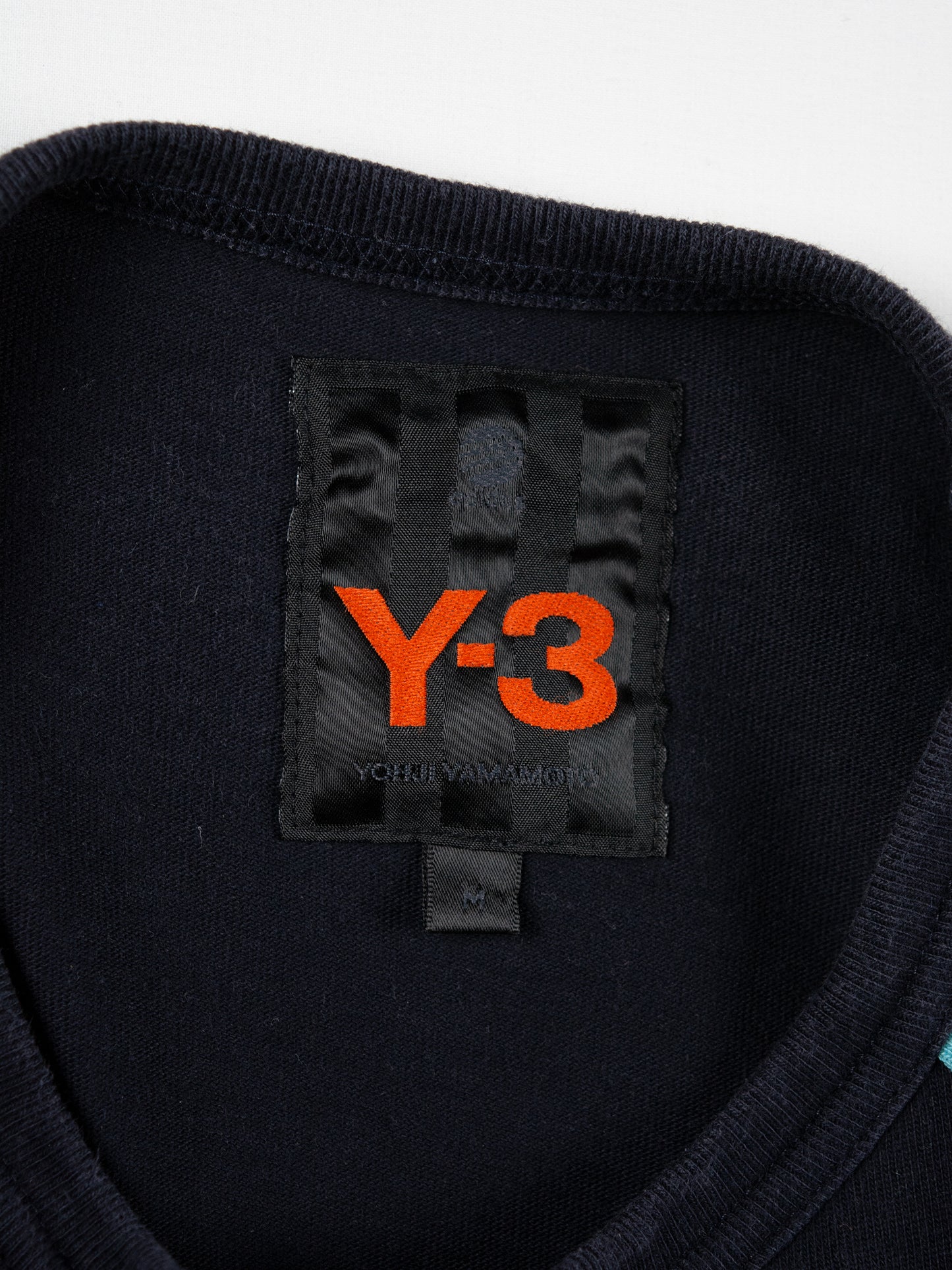 Y-3 - 2000's - half-sleeve crewneck (navy) - size M