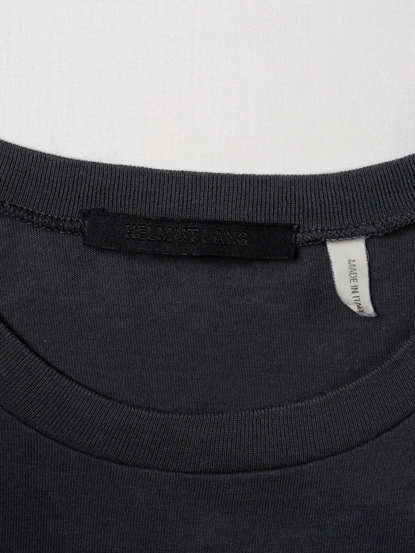 Helmut Lang - S/S 2002 - backstage t-shirt (dark grey) - women's size 40