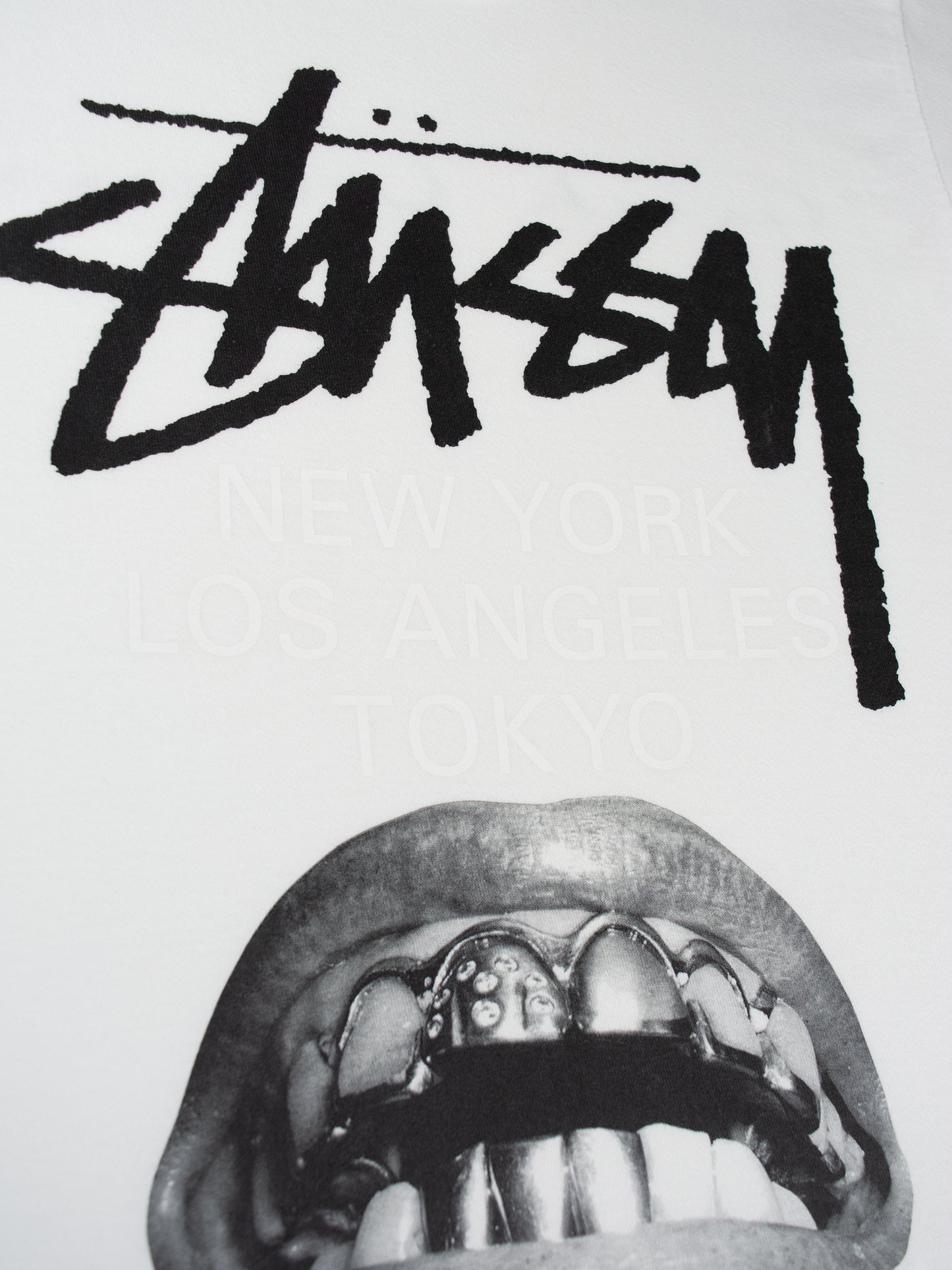 Stussy - 2020 - 40th Anniversary Rick Owens World Tour T-Shirt - size S