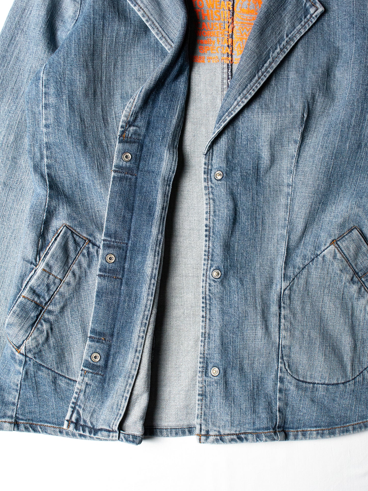 Wild & Lethal Trash - (vintage) - denim blazer - size 40