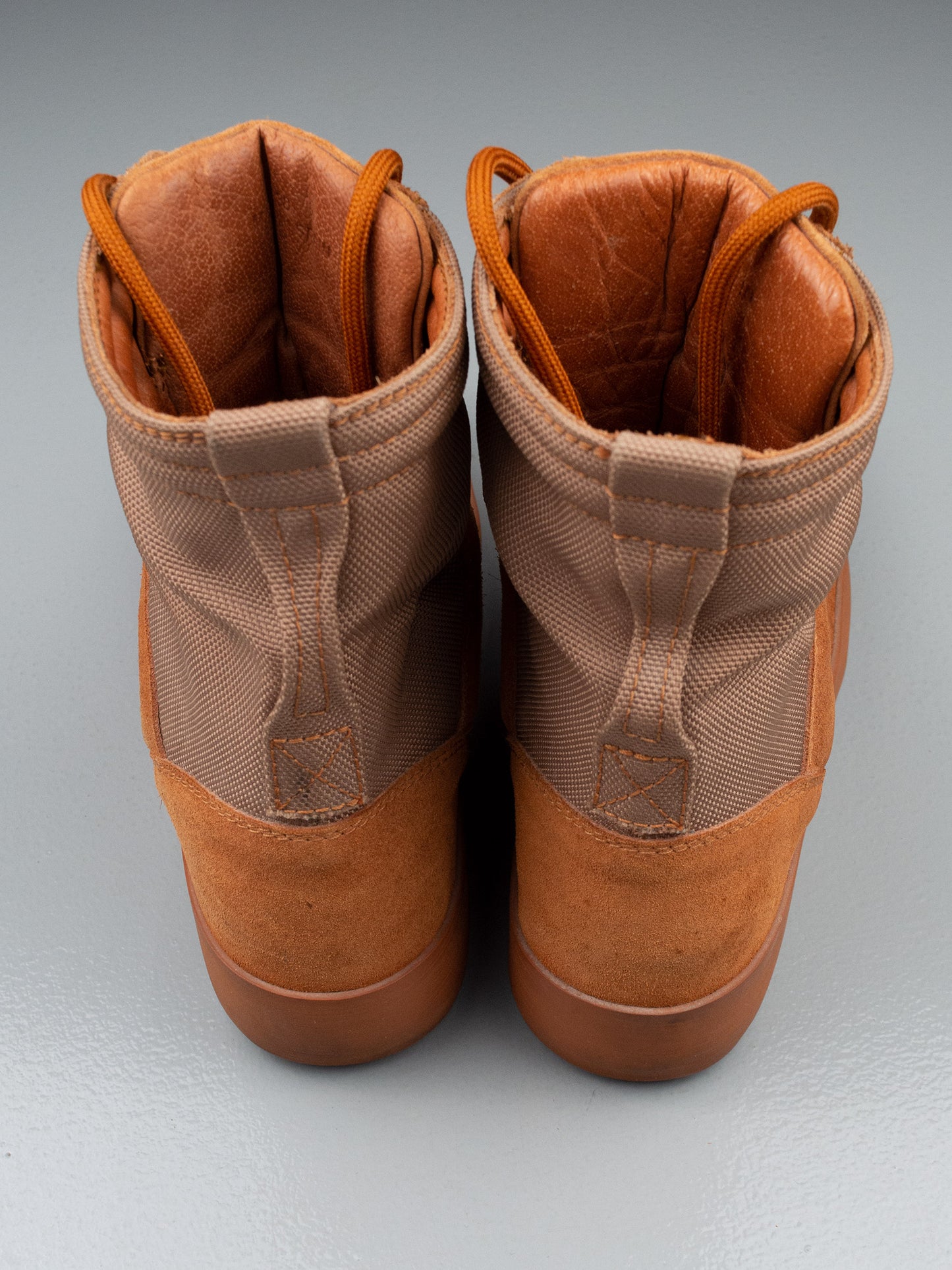 YEEZY Season 3 women's Burnt Sienna military boots - size 38