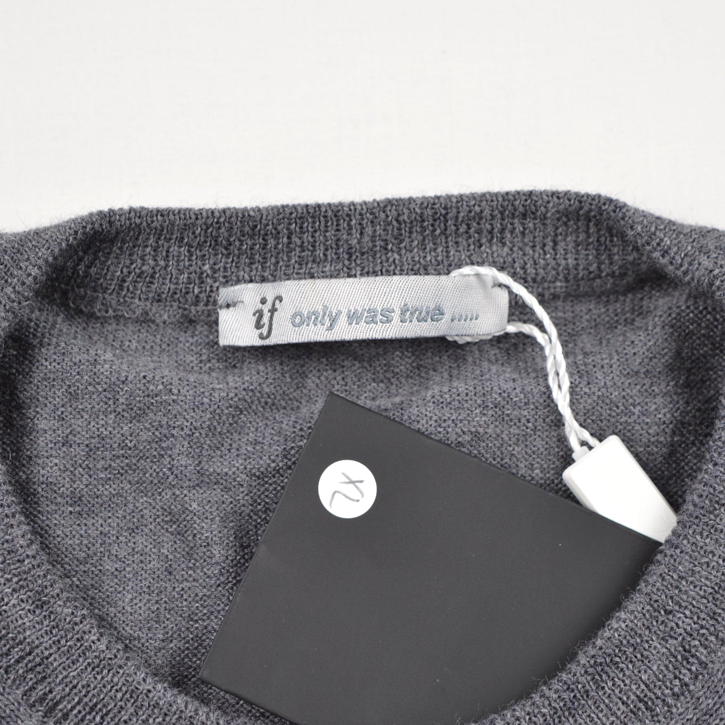if only was true.... - wool sweater - size XL