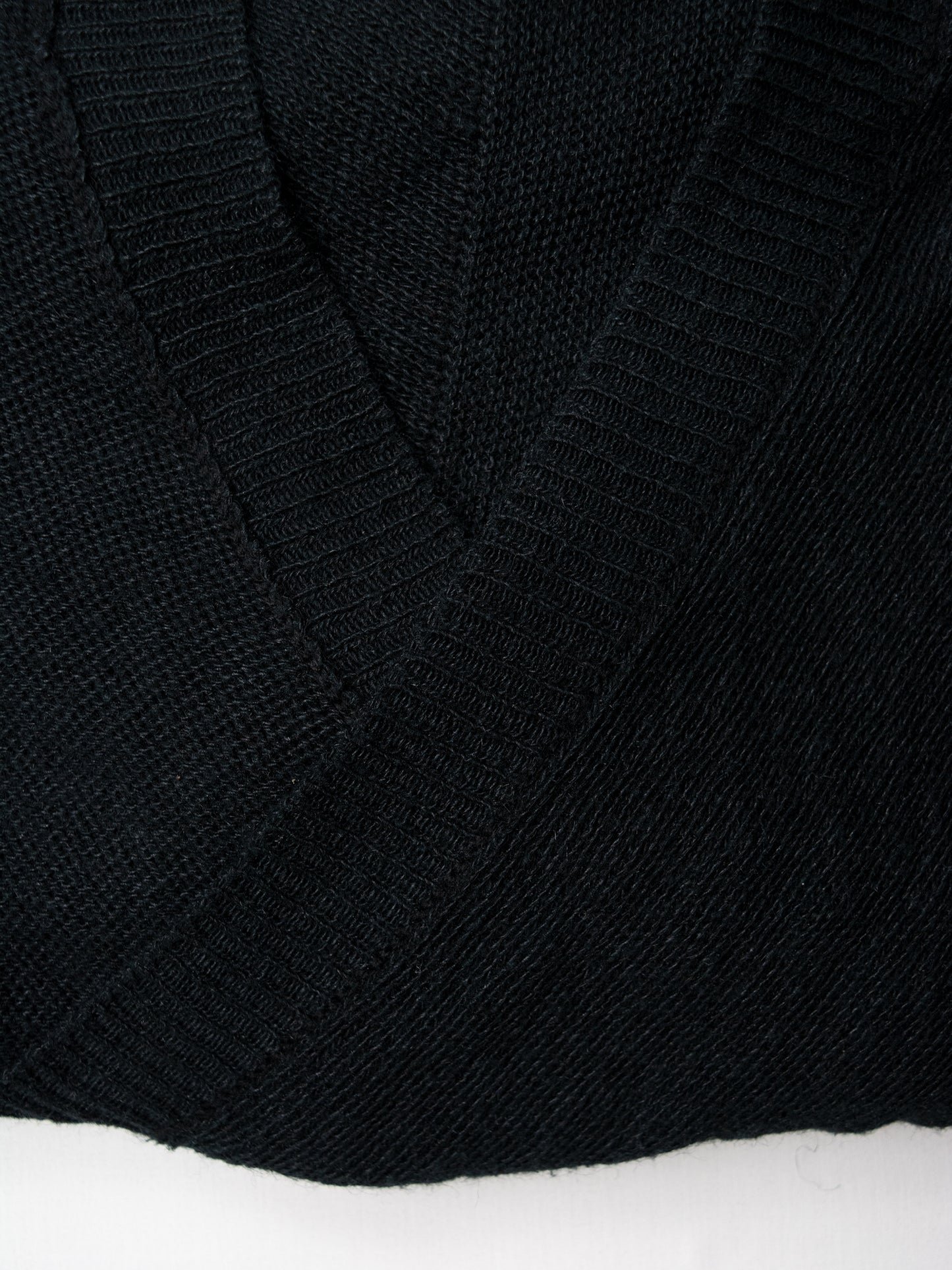 Y's by Yohji Yamamoto - S/S 2006 - twisted pullover cardigan (black) - women's size 3
