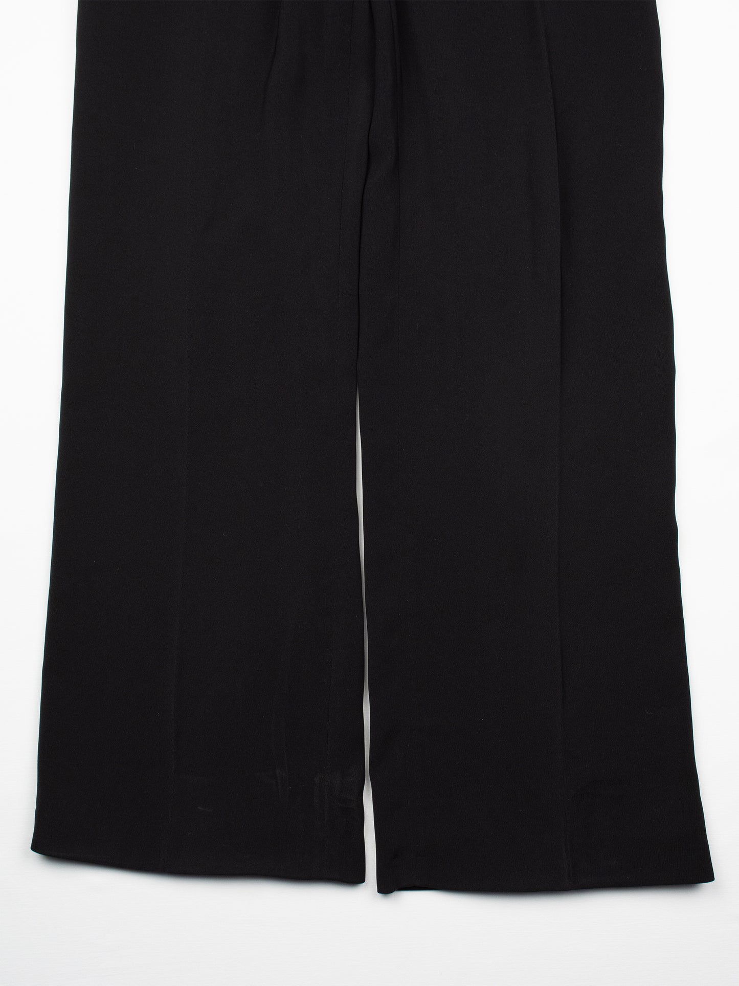 Ann Demeulemeester - (vintage) - wide leg polyester pants - women's size 36