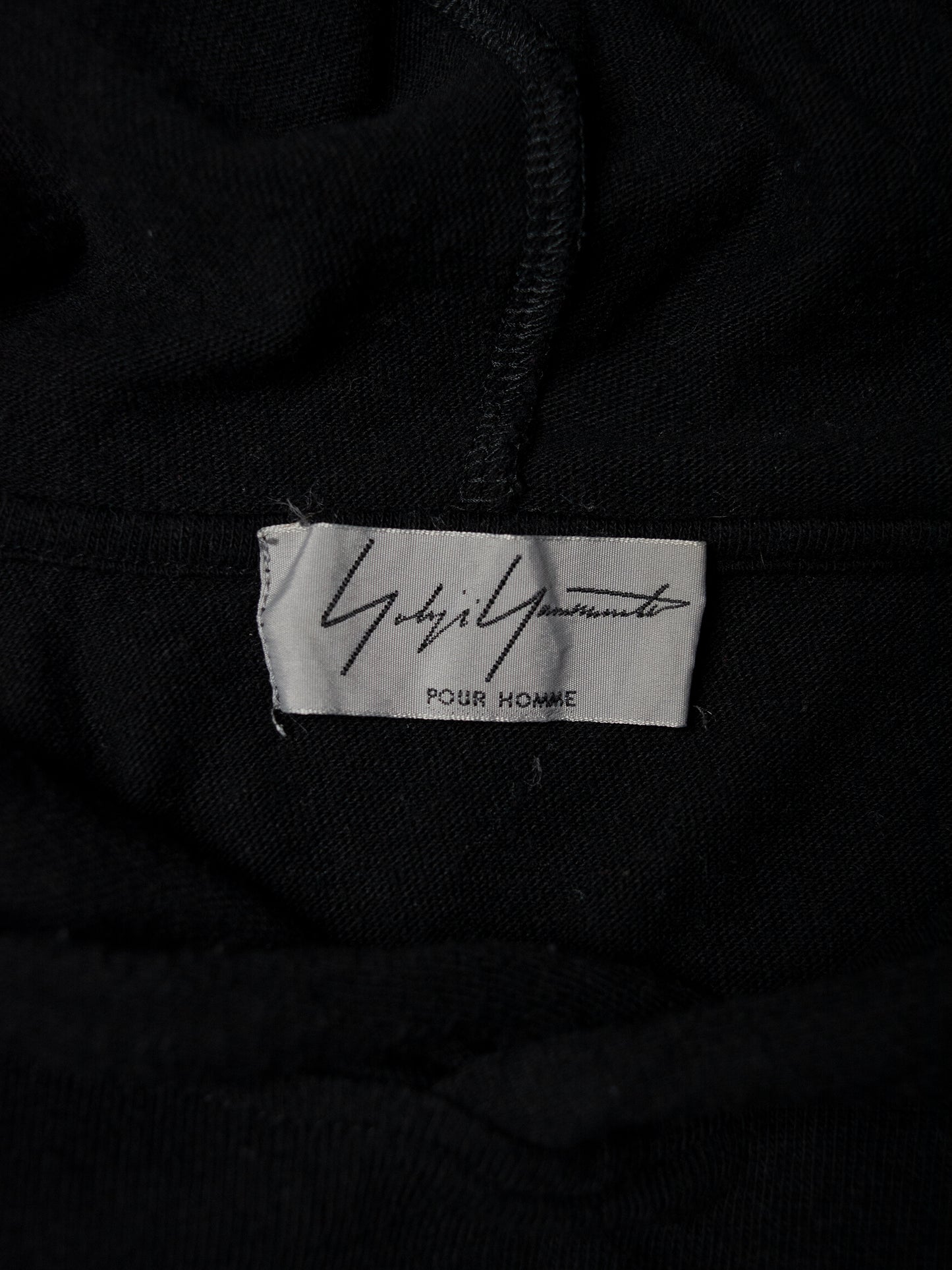 Yohji Yamamoto Pour Homme - S/S 2010 - cotton lightweight hoodie with cupro sleeves - size 3