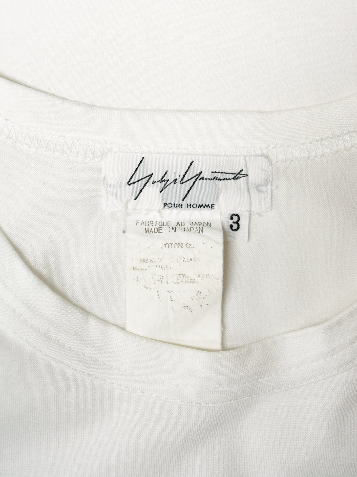 Yohji Yamamoto Pour Homme - S/S 2007 - "Suspended" graphic t-shirt - men's size 3