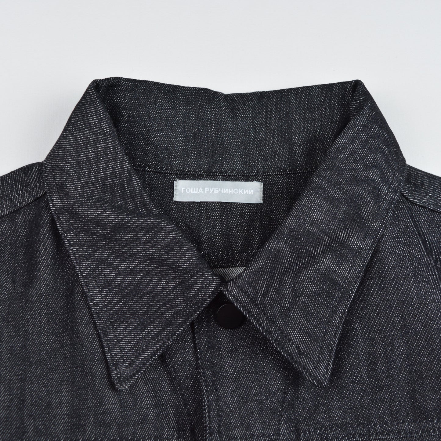 Gosha Rubchinskiy - A/W 2013 - cropped denim jacket (black) - size L