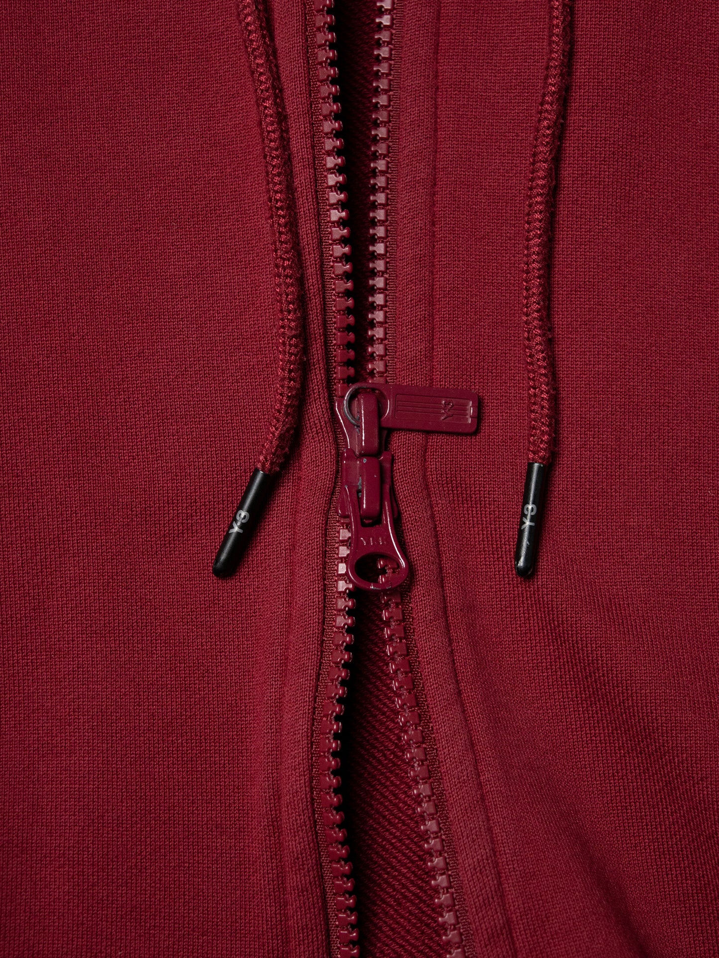 Y-3 - S/S 2014 - back logo zip hoodie (dark red) - size M