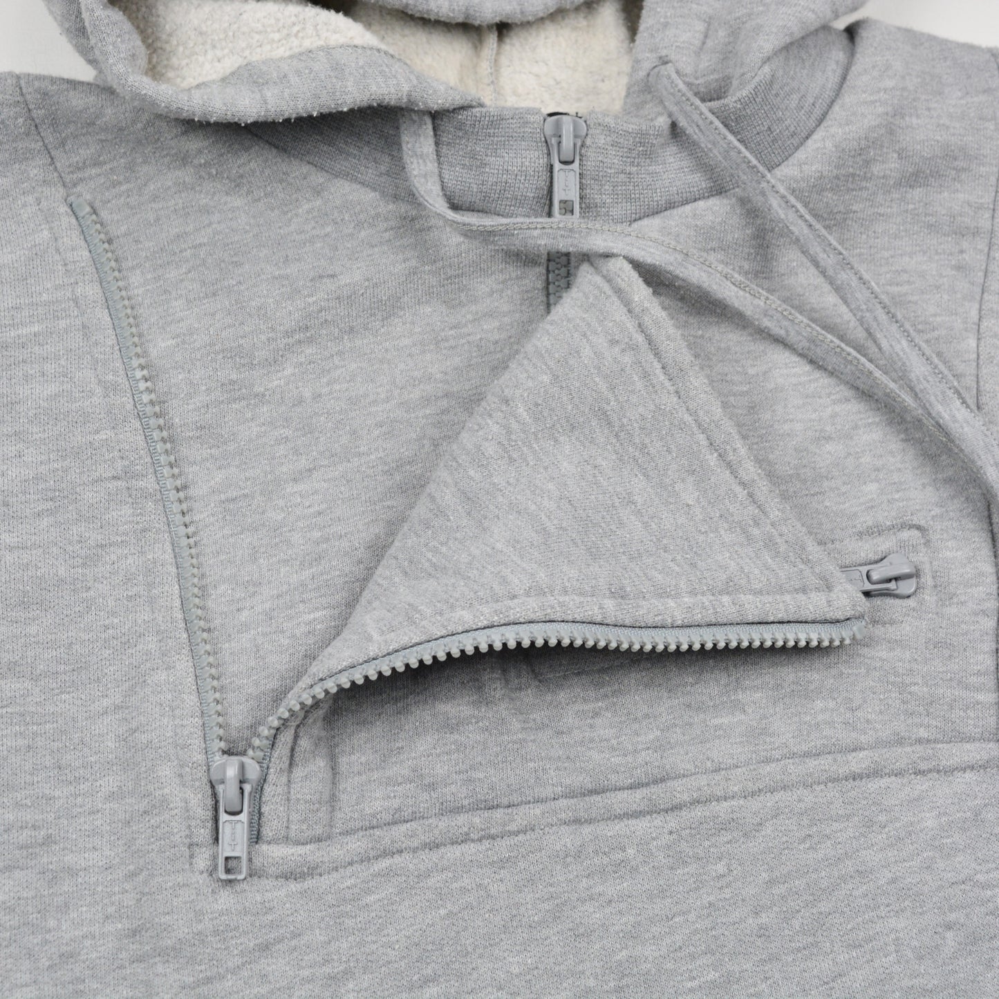 RAF by Raf Simons - A/W 2006 - "Silent Brigade" multi-zip hoodie - size M