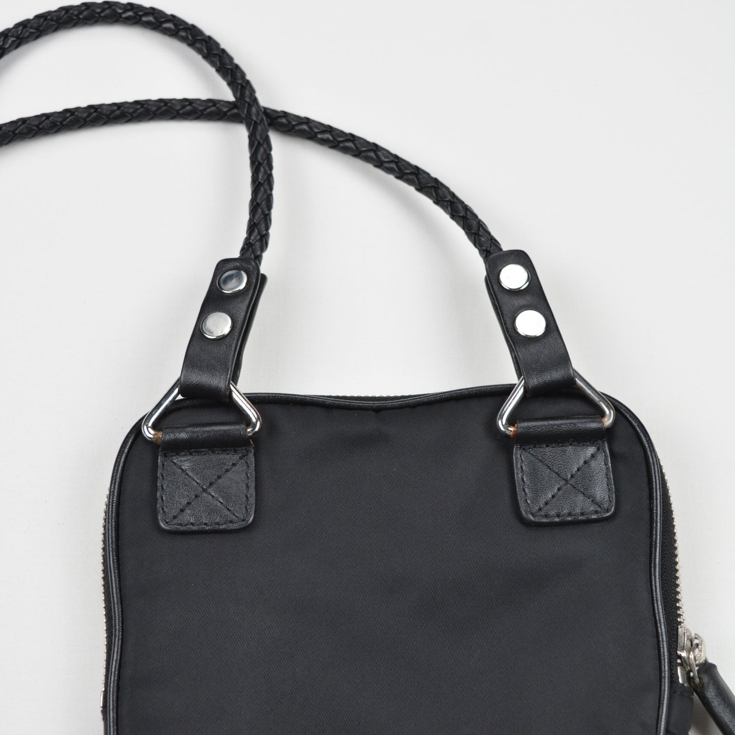 Y-3 - S/S 2008 - sling bag with woven leather strap (black)