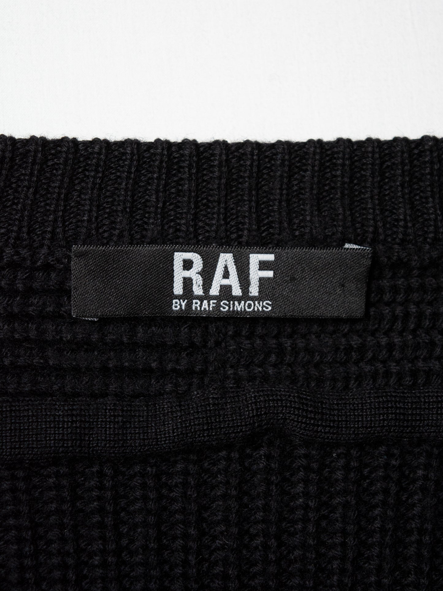 RAF by Raf Simons - A/W 2009 - wool zip-up cardigan