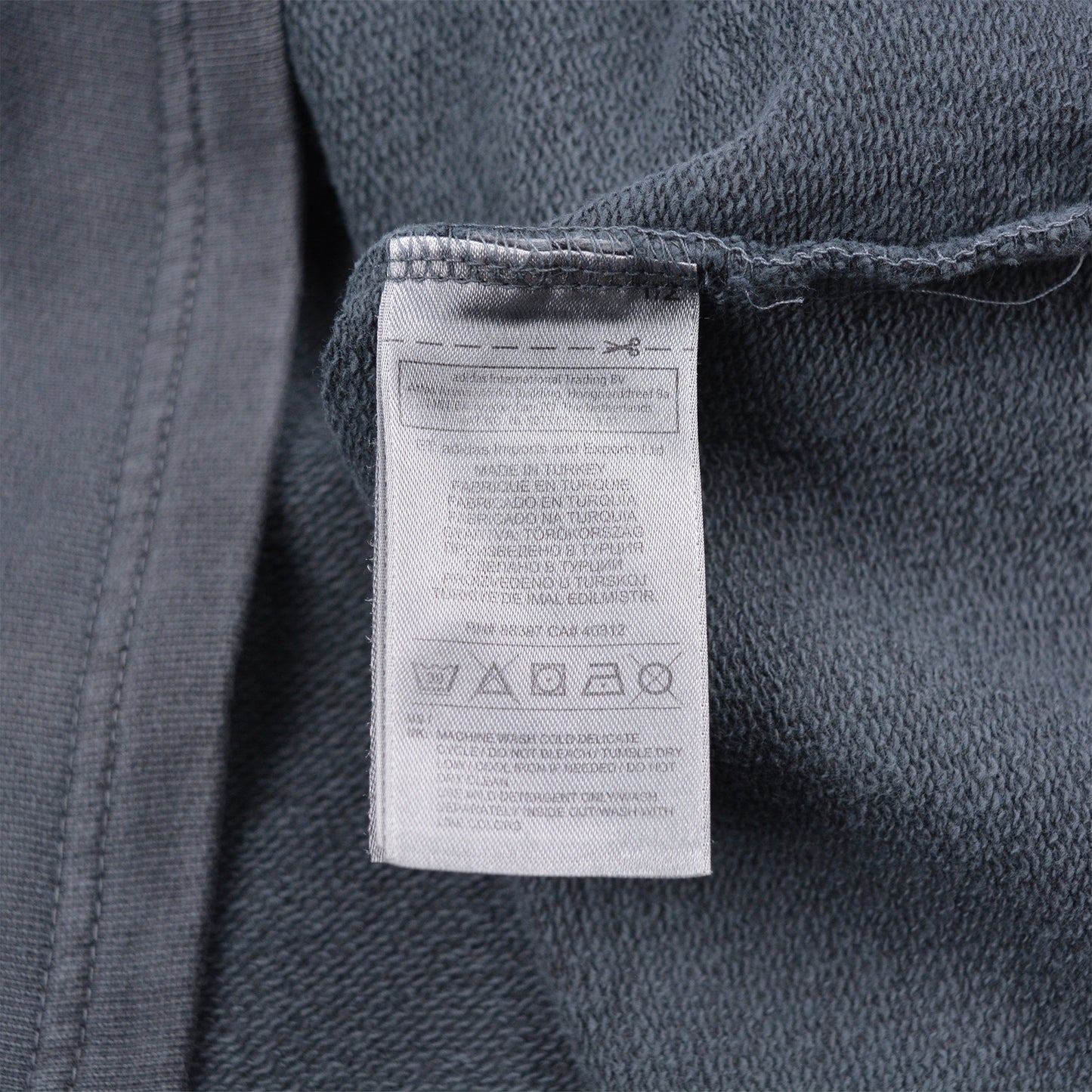 YEEZY Season 1 (2015) - Short Sleeve Crew Sweat (Caviar) - size XS