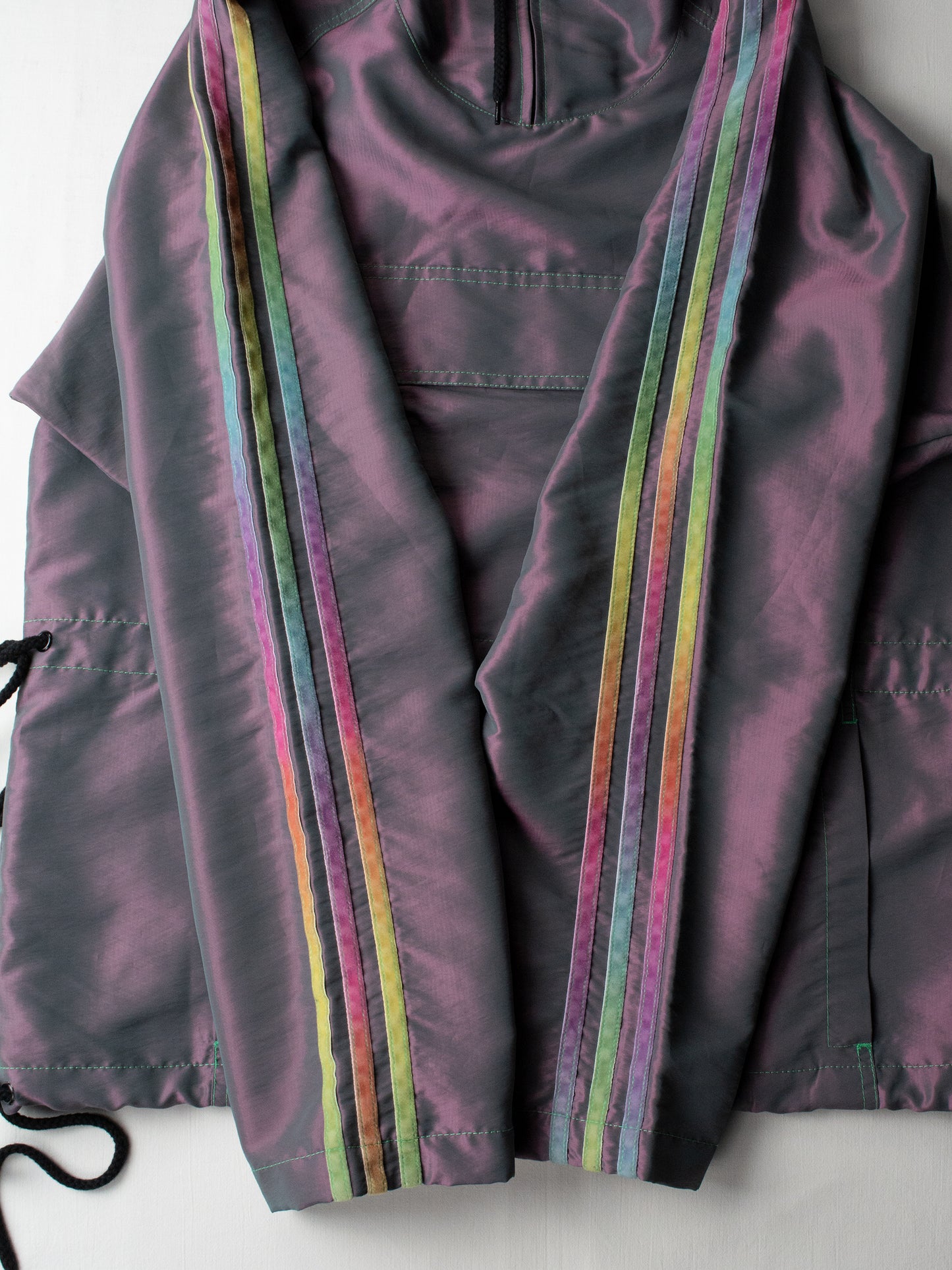 adidas Originals by Jeremy Scott - S/S 2009 - rainbow anorak - size S