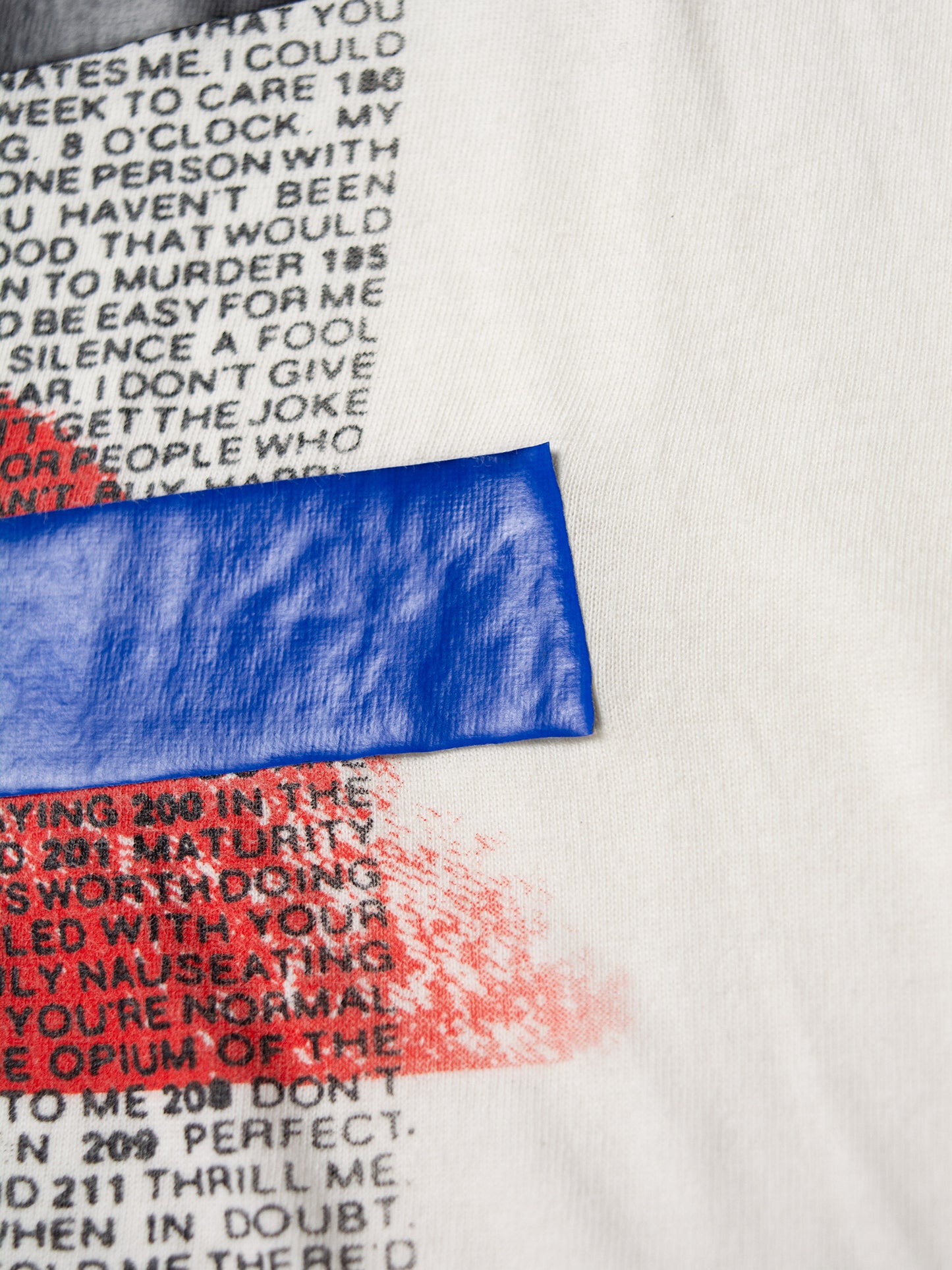 RAF by Raf Simons - S/S 2008 - graphic long-sleeve t-shirt - size M