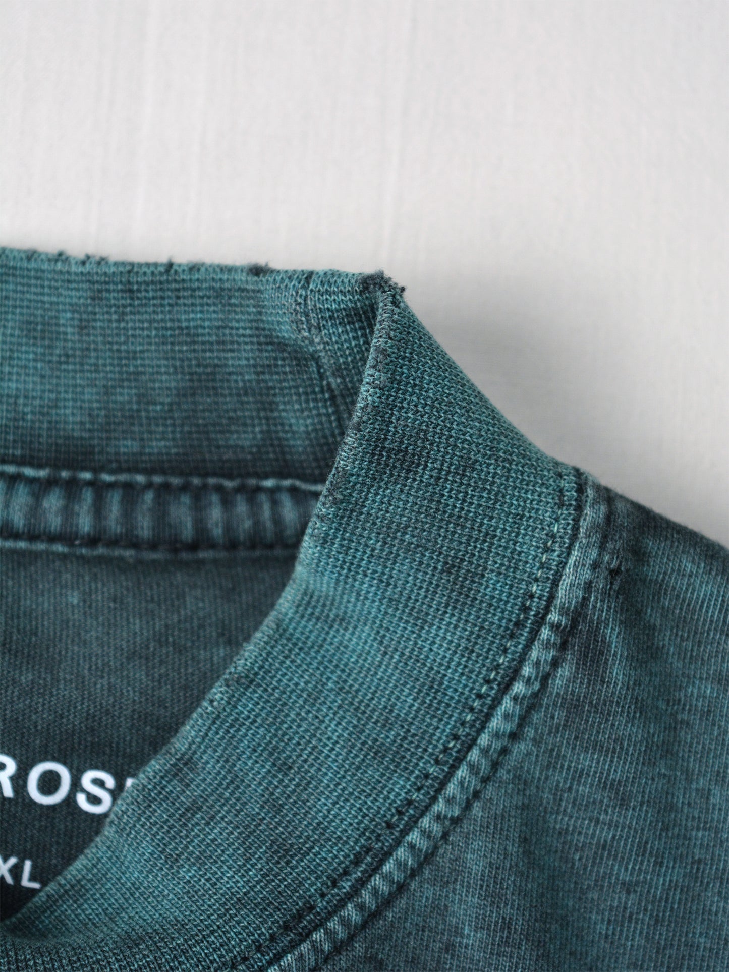 Martine Rose - S/S 2019 - acid wash t-shirt (green) - size XS